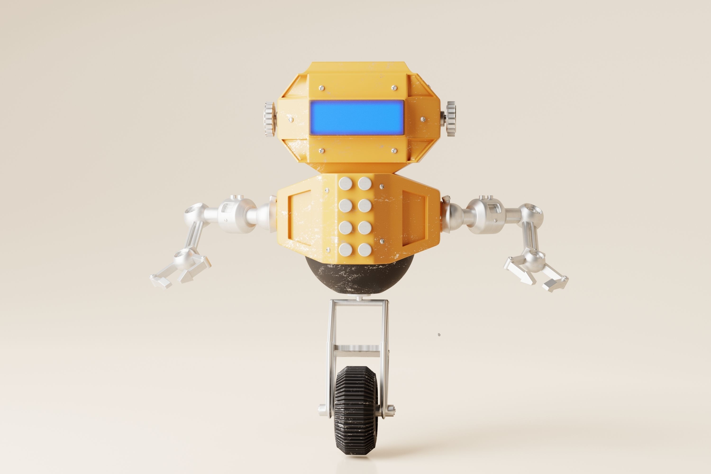 Robot V22 3D model_1
