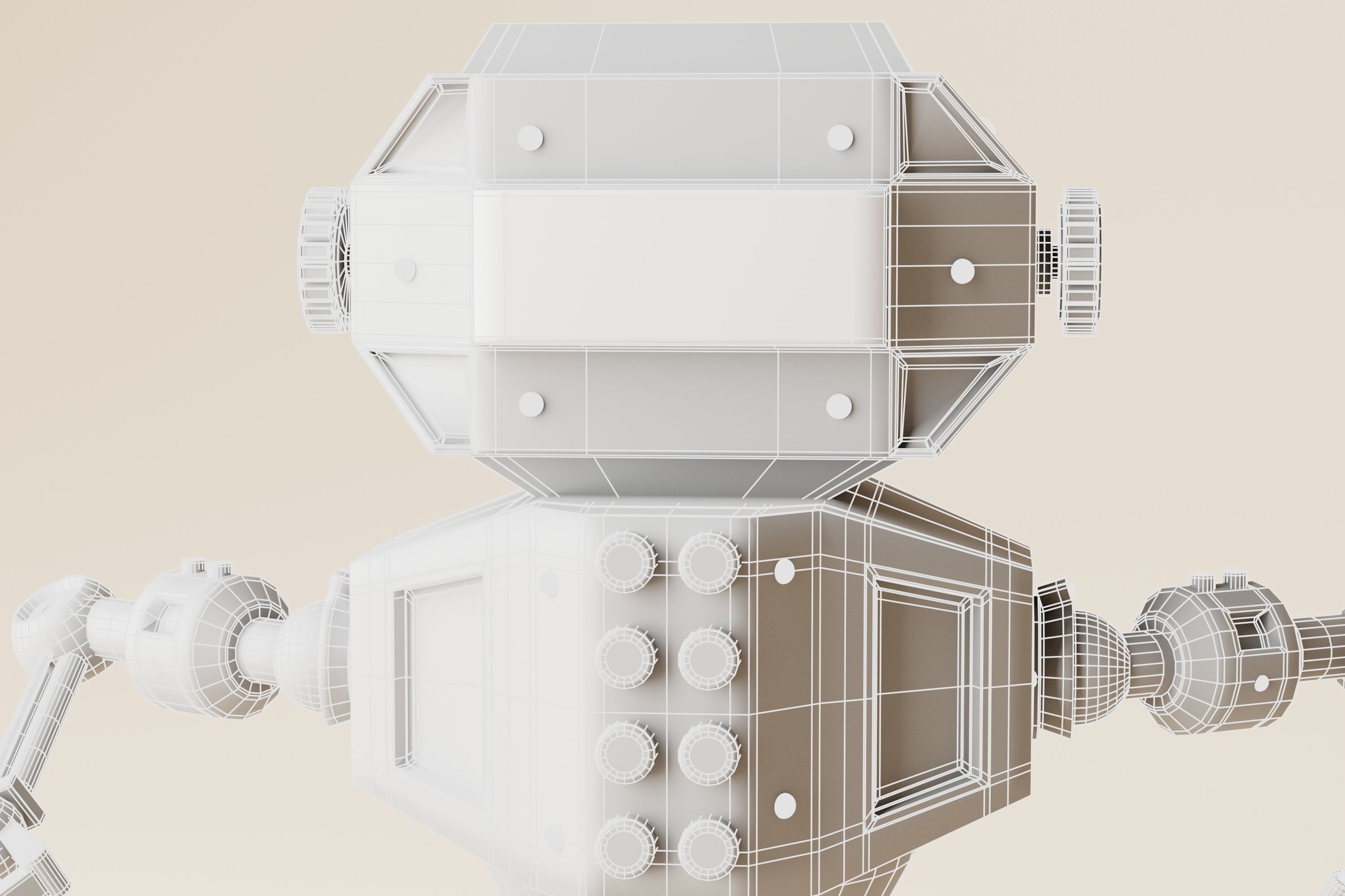 Robot V22 3D model_12