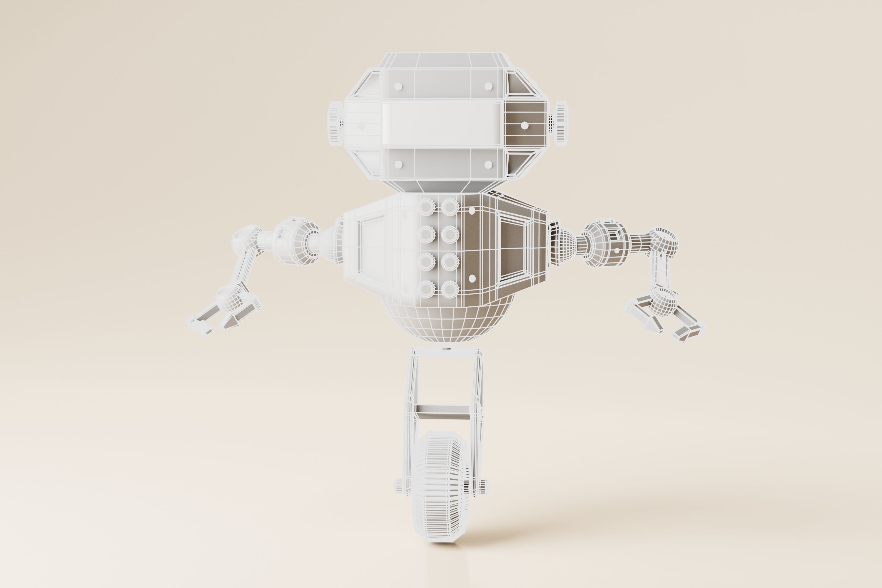 Robot V22 3D model_11