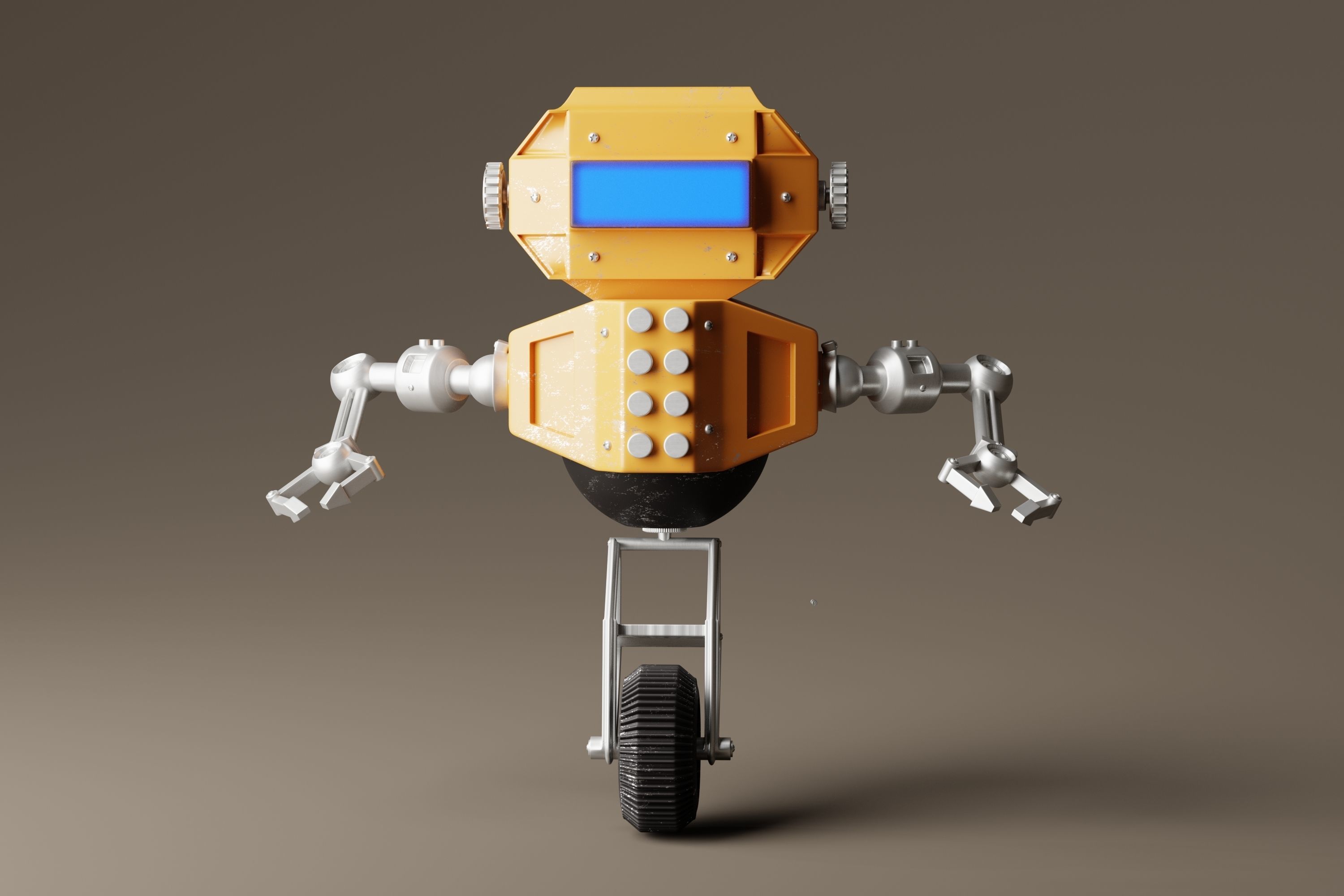 Robot V22 3D model_9
