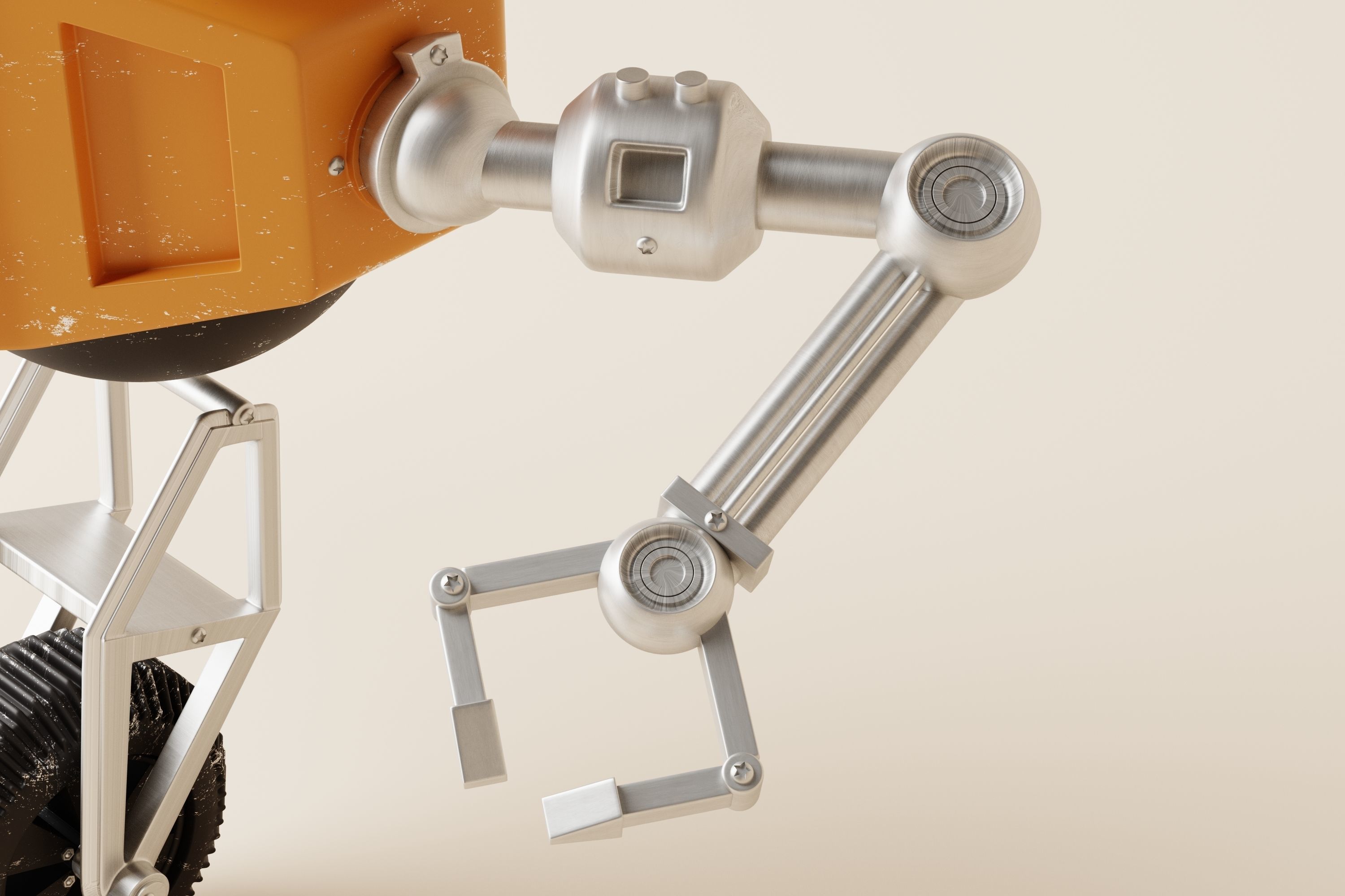 Robot V22 3D model_5