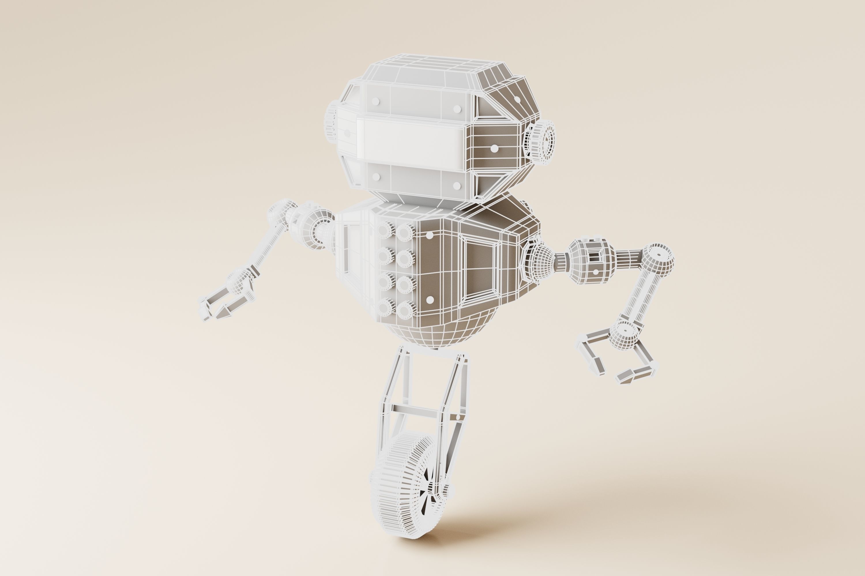 Robot V22 3D model_10