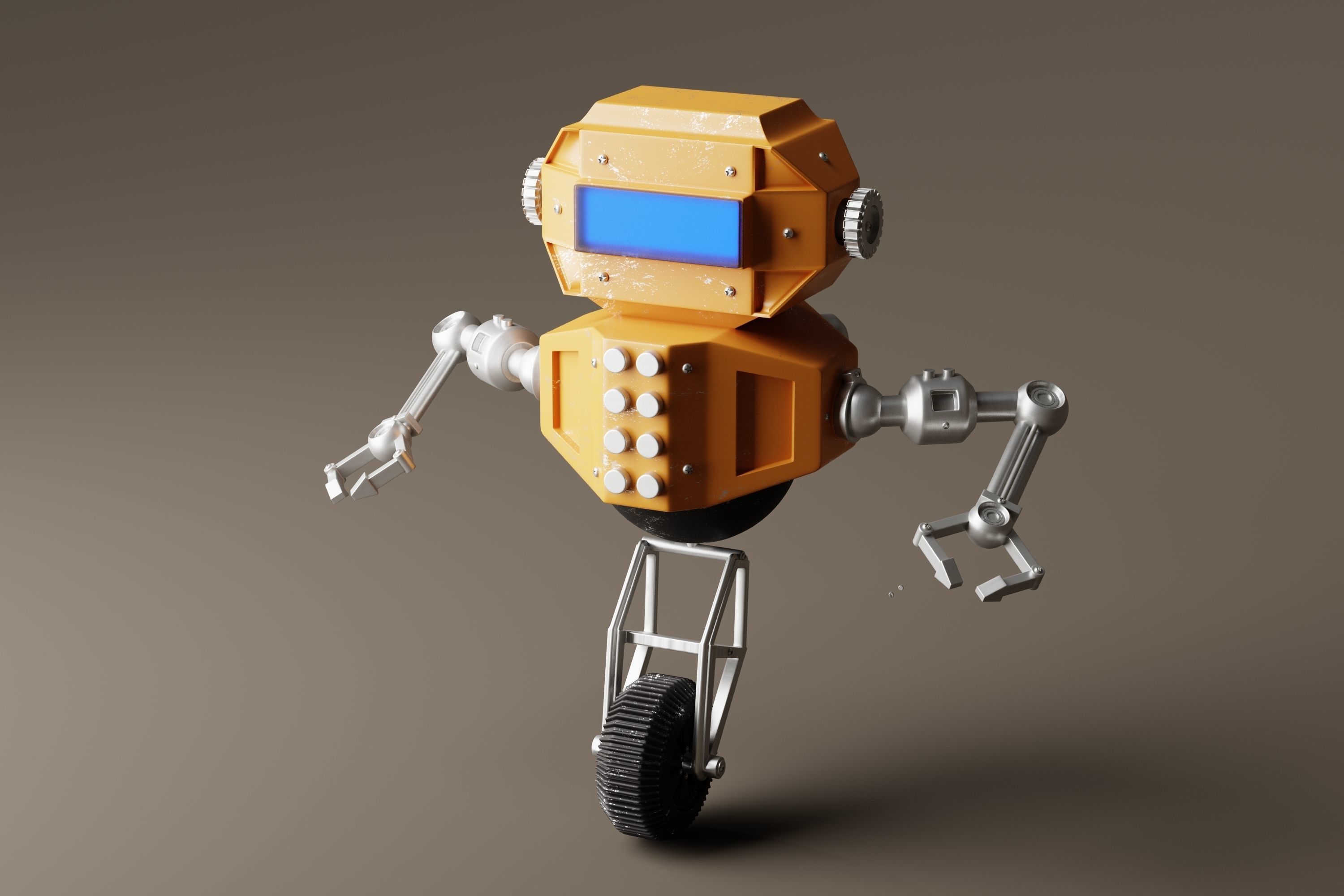 Robot V22 3D model_8
