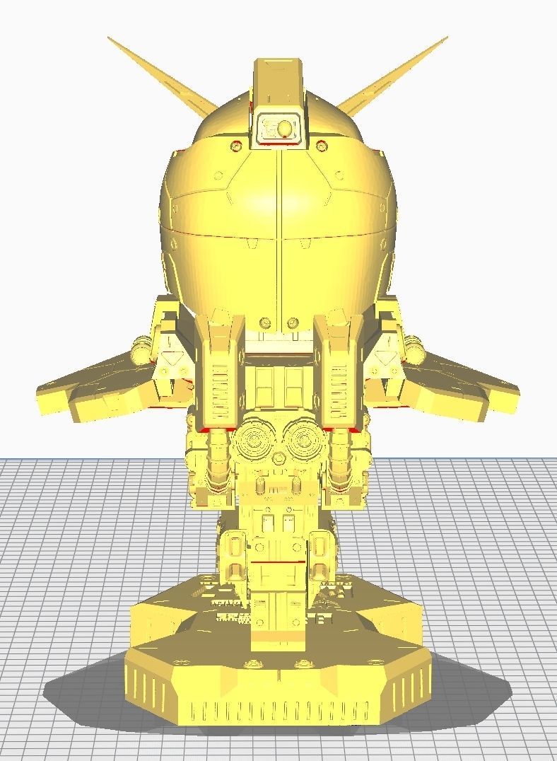 rx-78-7-gundam-bust-1 gundam statue 3D print model_22