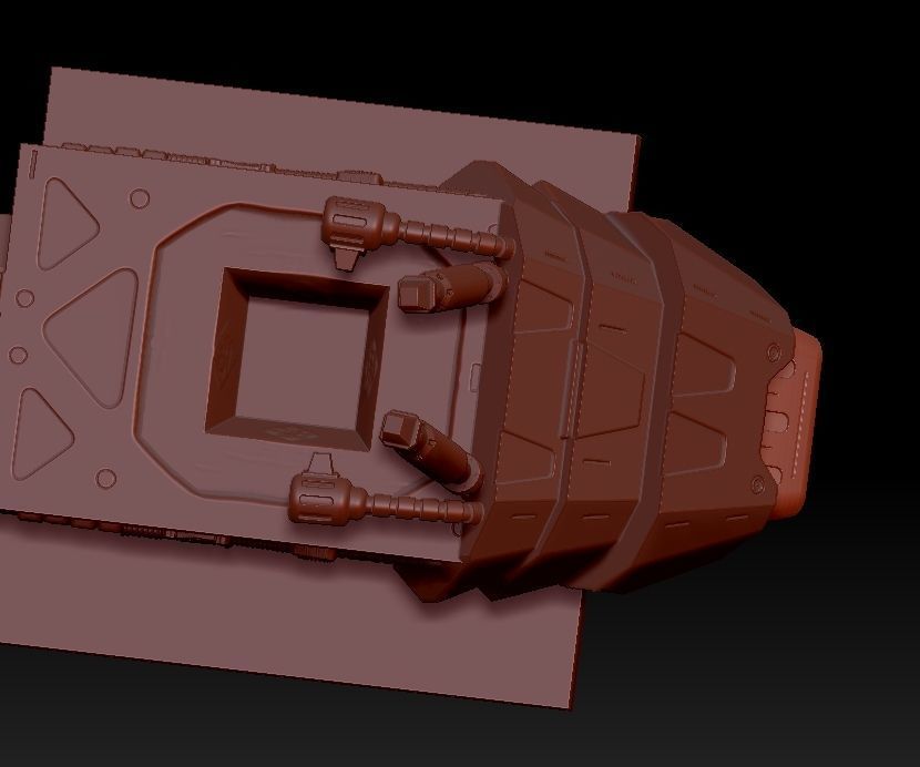 rx-78-7-gundam-bust-1 gundam statue 3D print model_16