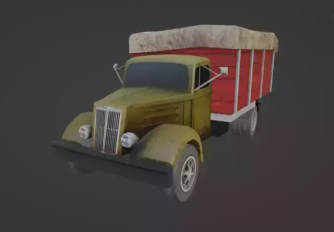 White 1940 Closed Truck 