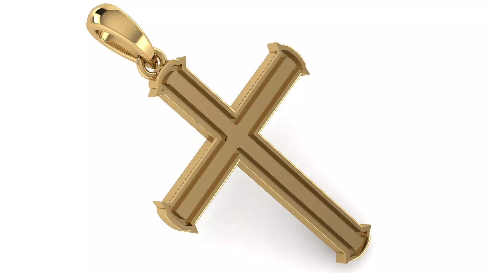CROSS PENDANT CR84 3D print model_0