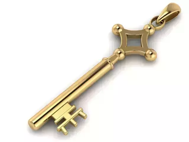 pendant key for 3d printing