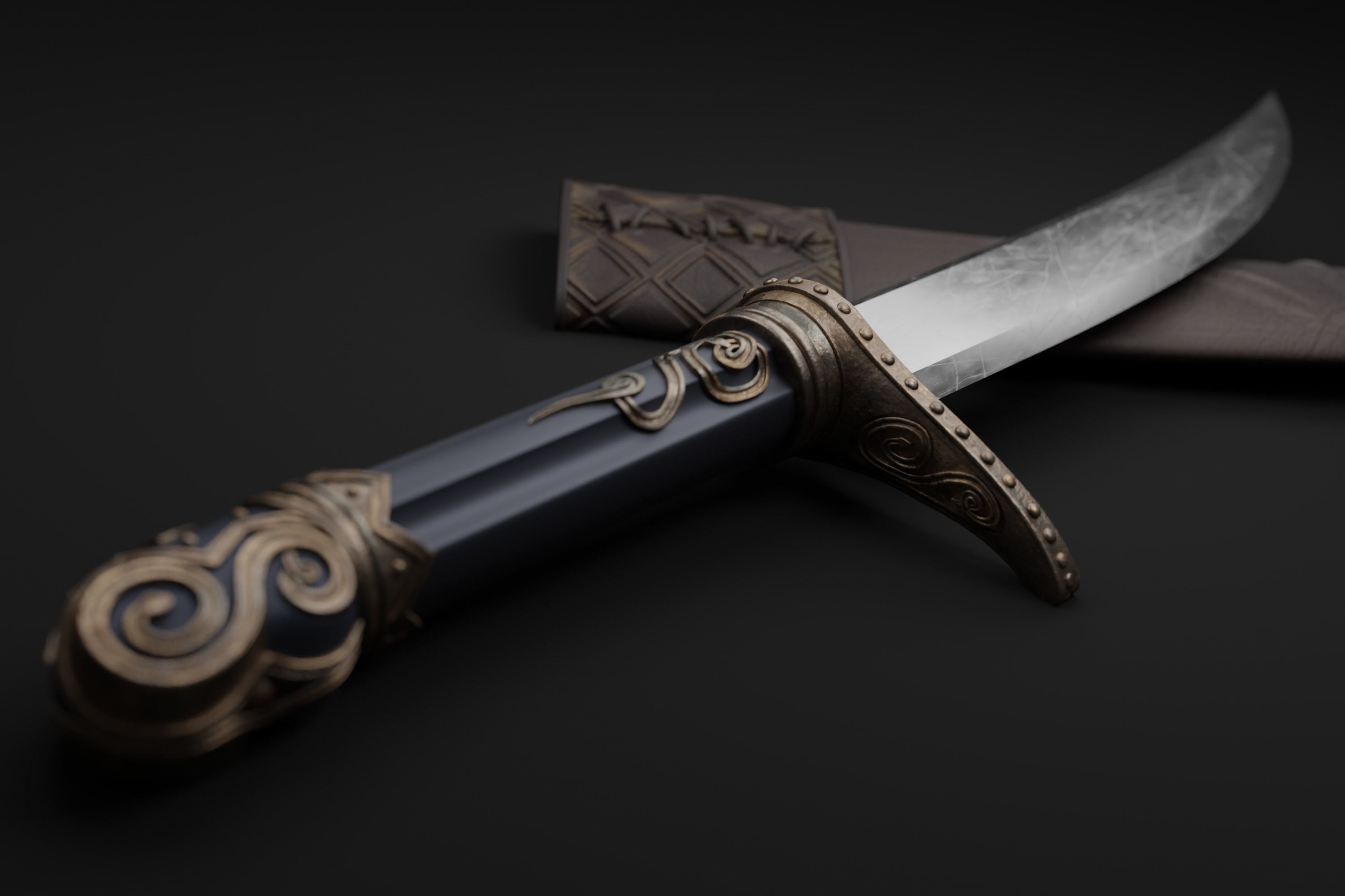 Assassin Creed Aguilar de Nerha dagger 3D print model_30