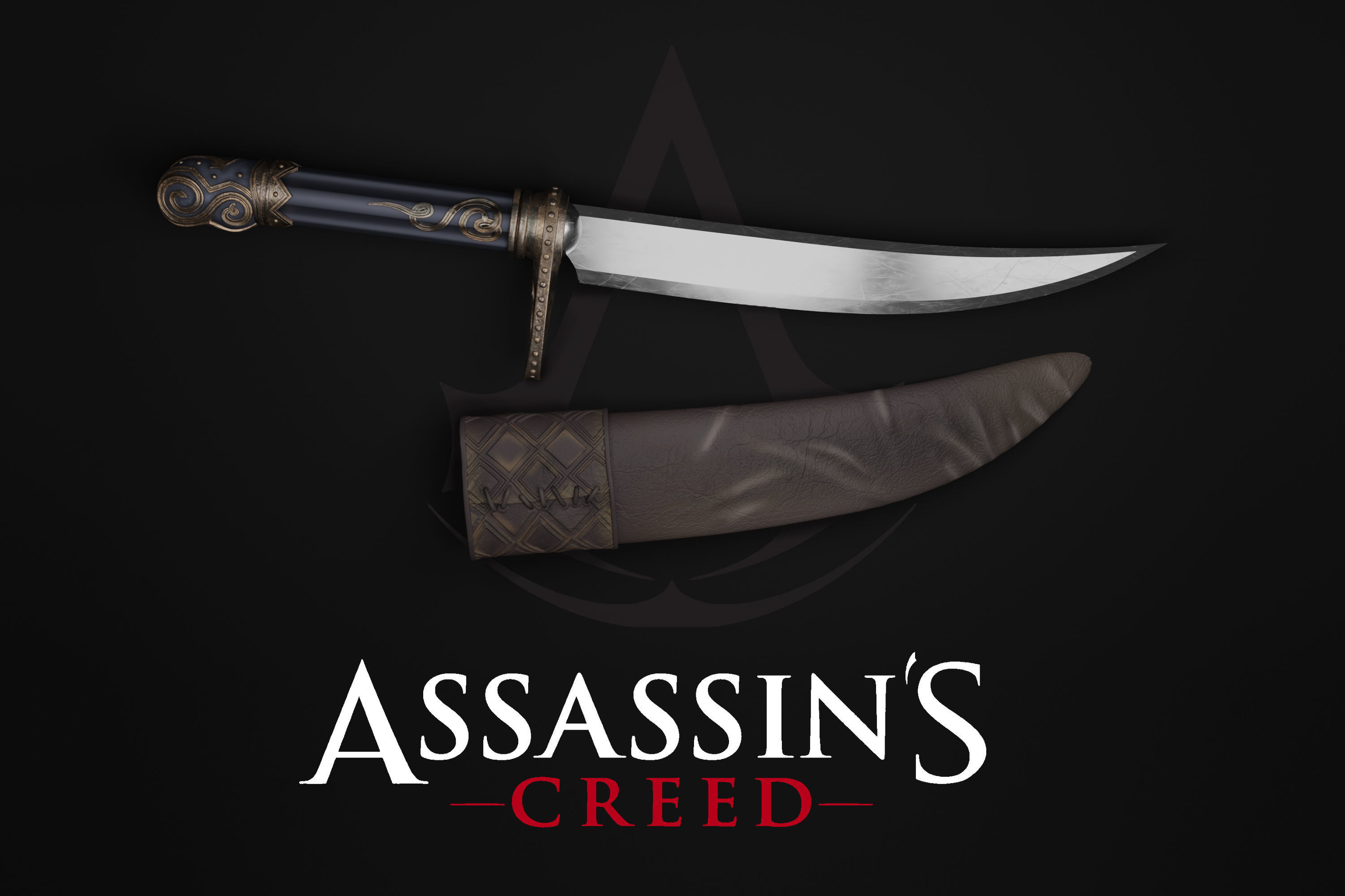 Assassin Creed Aguilar de Nerha dagger 3D print model_18