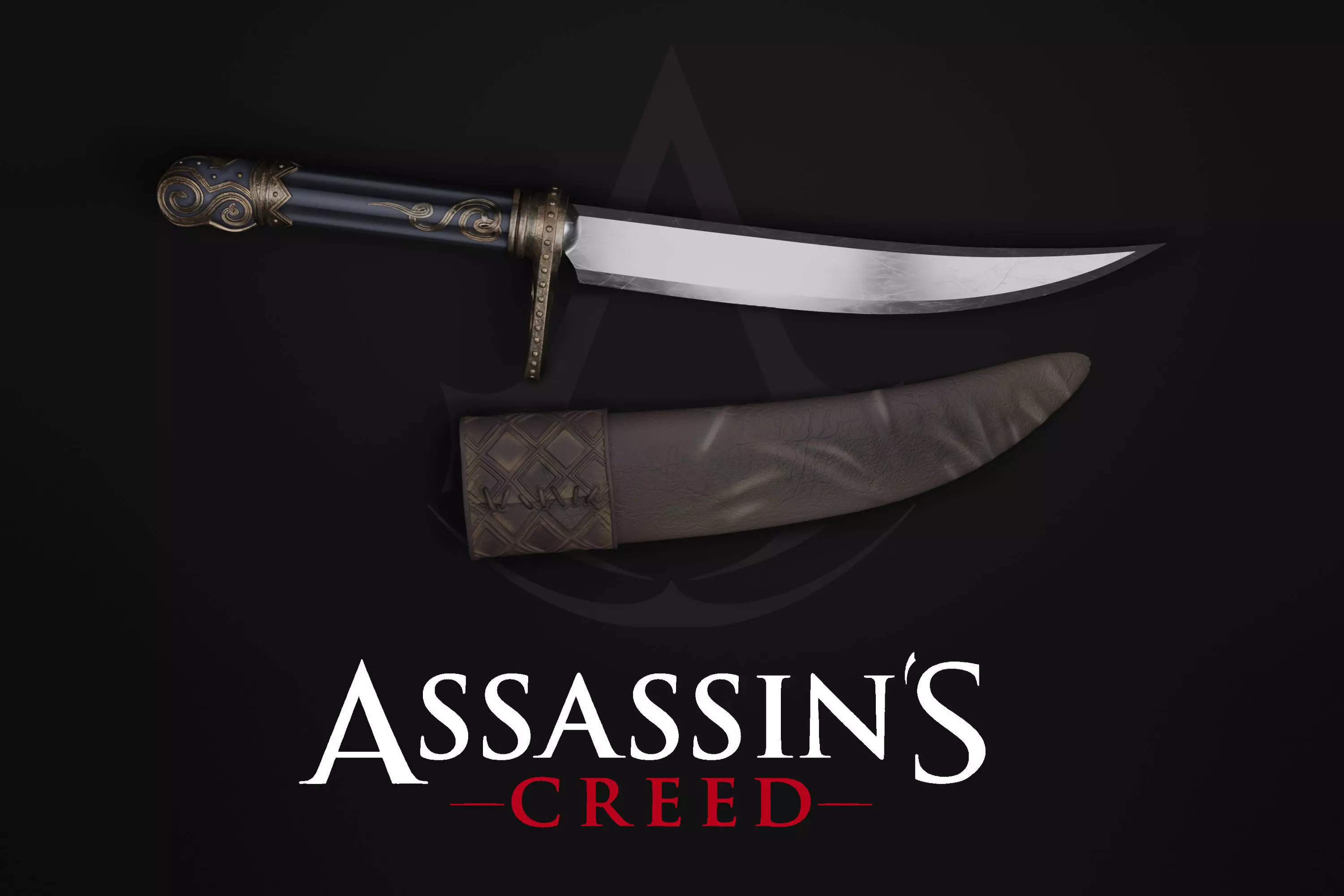 Assassin Creed Aguilar de Nerha dagger 3D print model_0