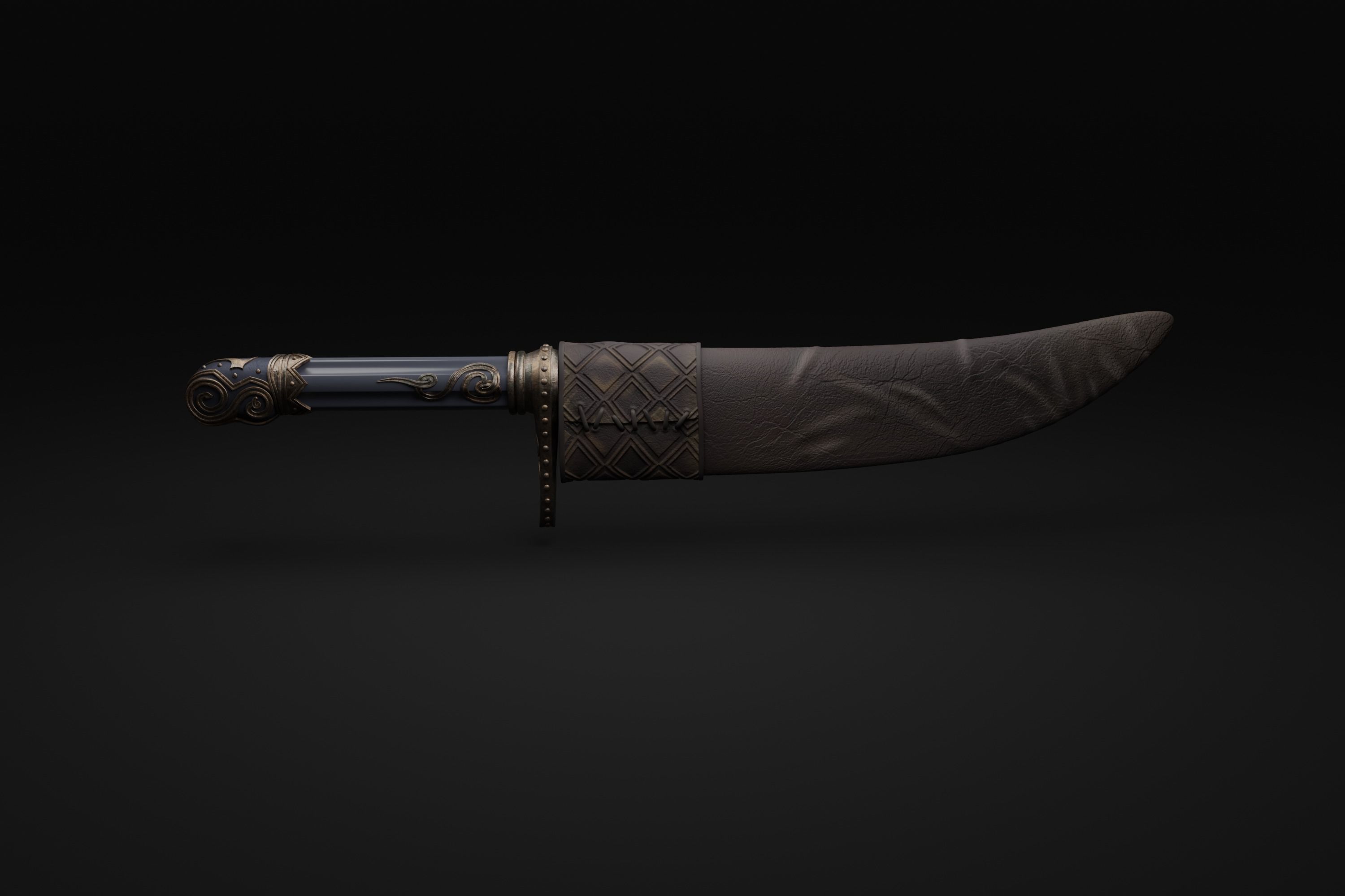 Assassin Creed Aguilar de Nerha dagger 3D print model_23