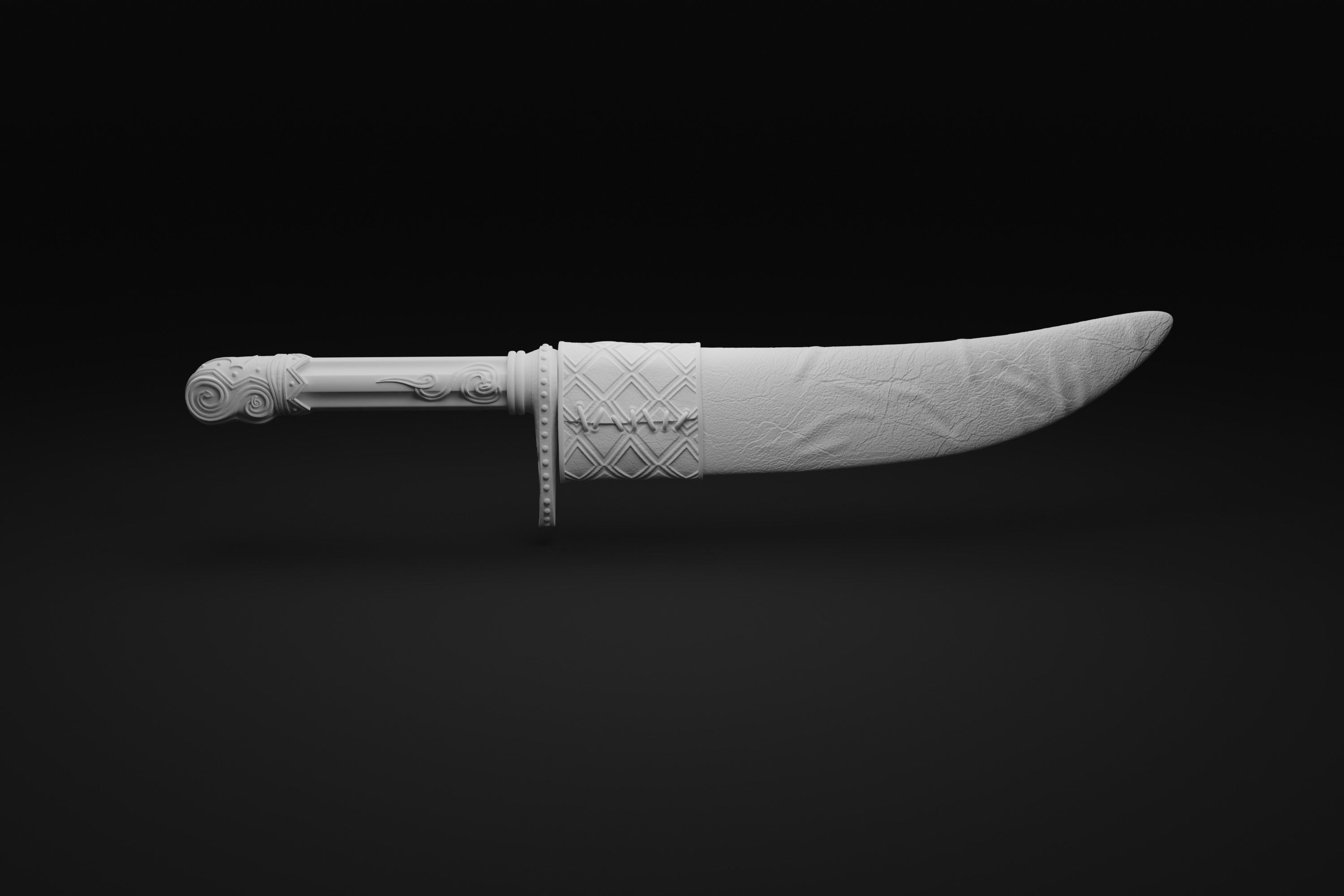 Assassin Creed Aguilar de Nerha dagger 3D print model_24