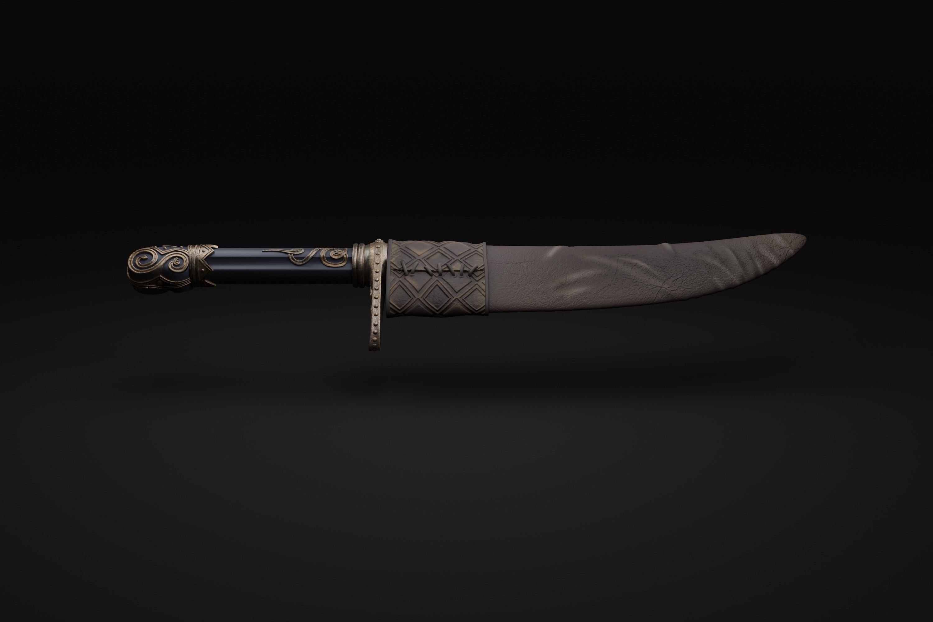 Assassin Creed Aguilar de Nerha dagger 3D print model_17