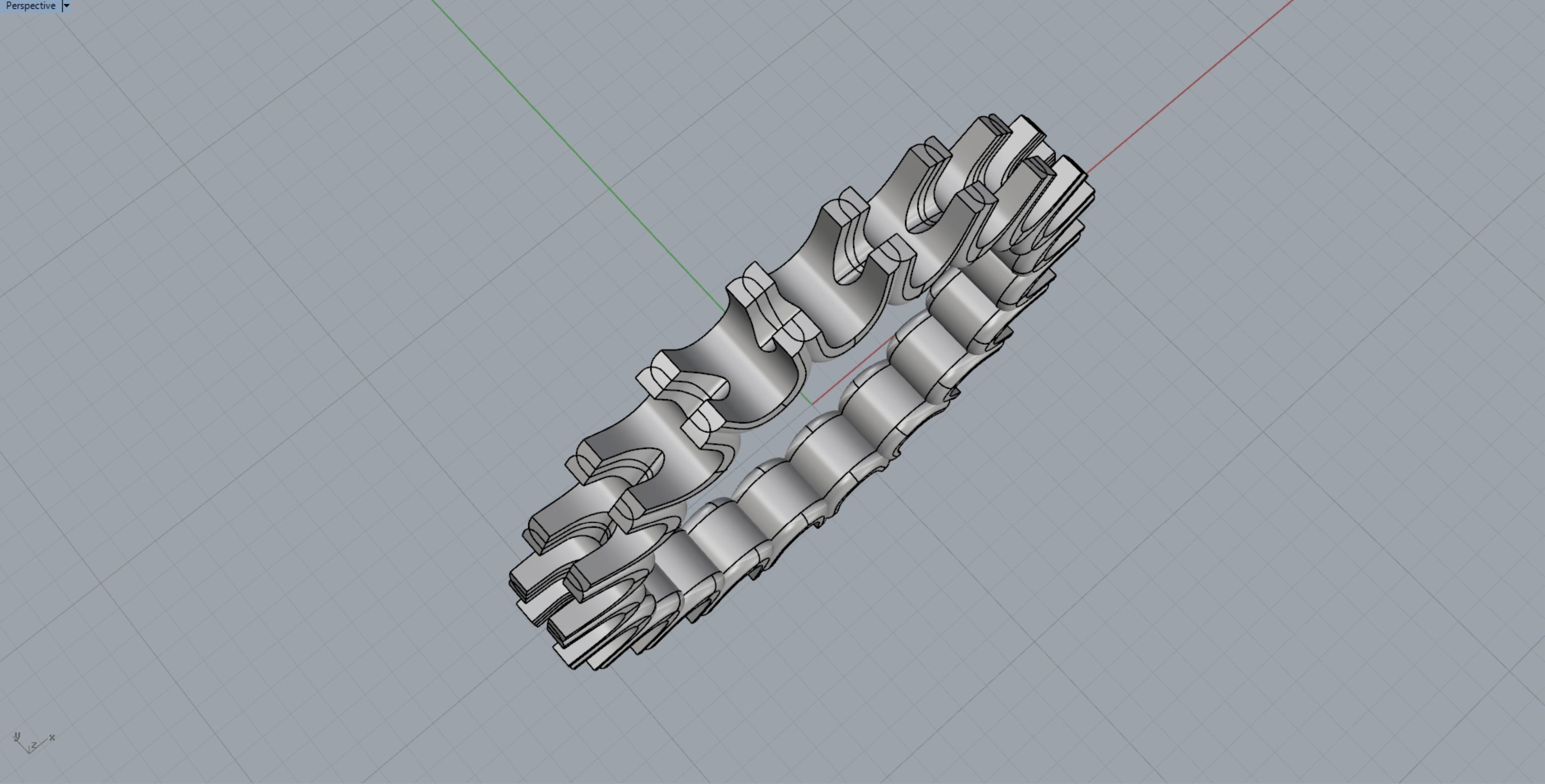 Round Eternity Band 3D print model_16