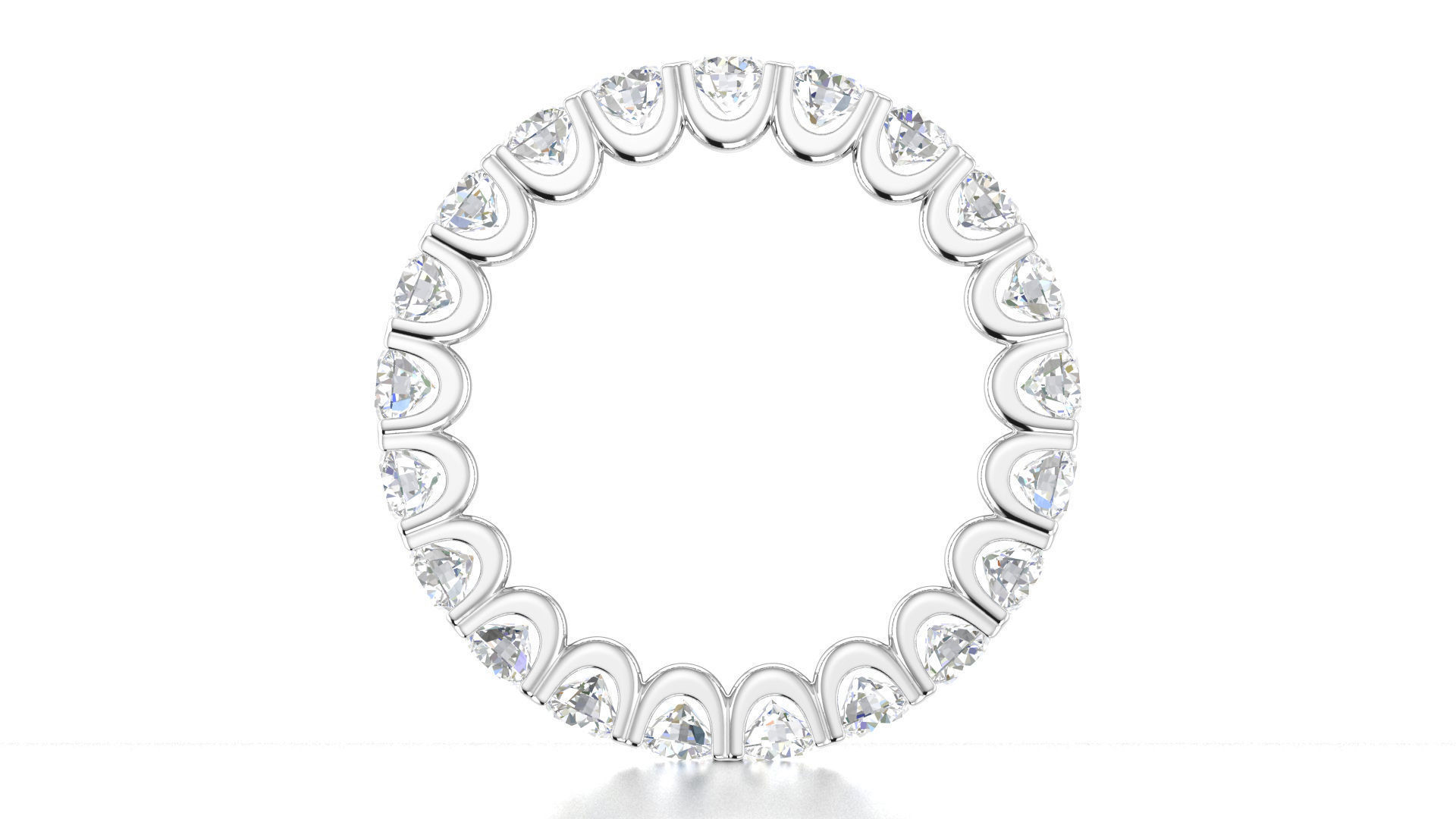 Round Eternity Band 3D print model_9