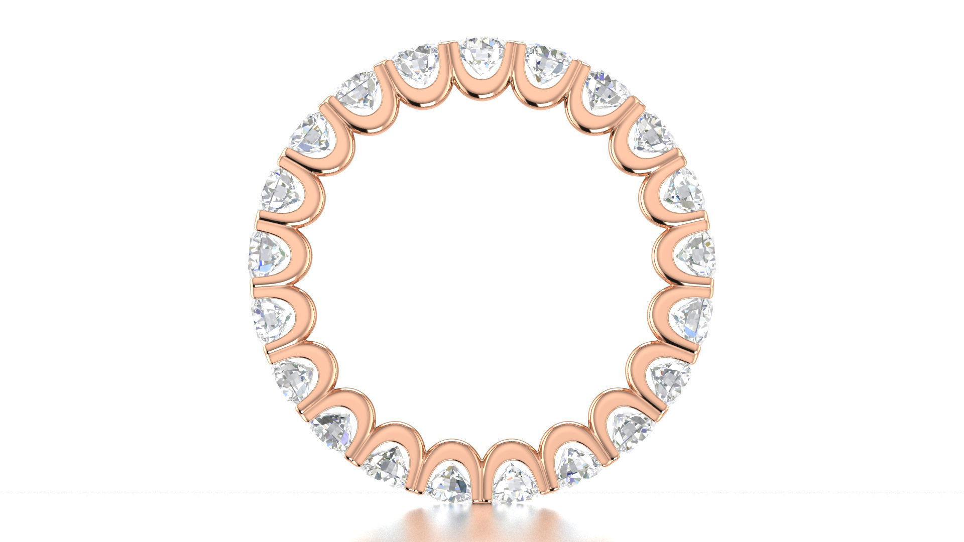 Round Eternity Band 3D print model_13