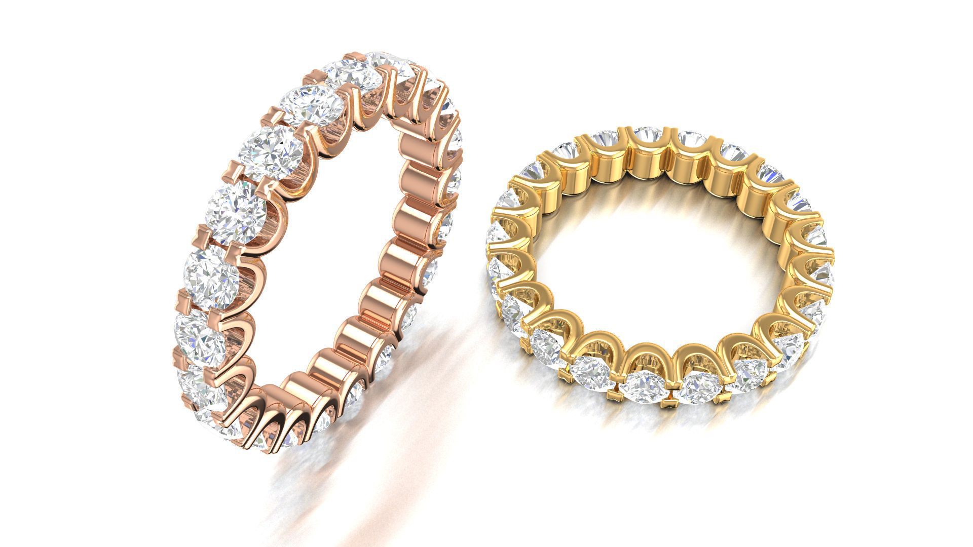 Round Eternity Band 3D print model_2