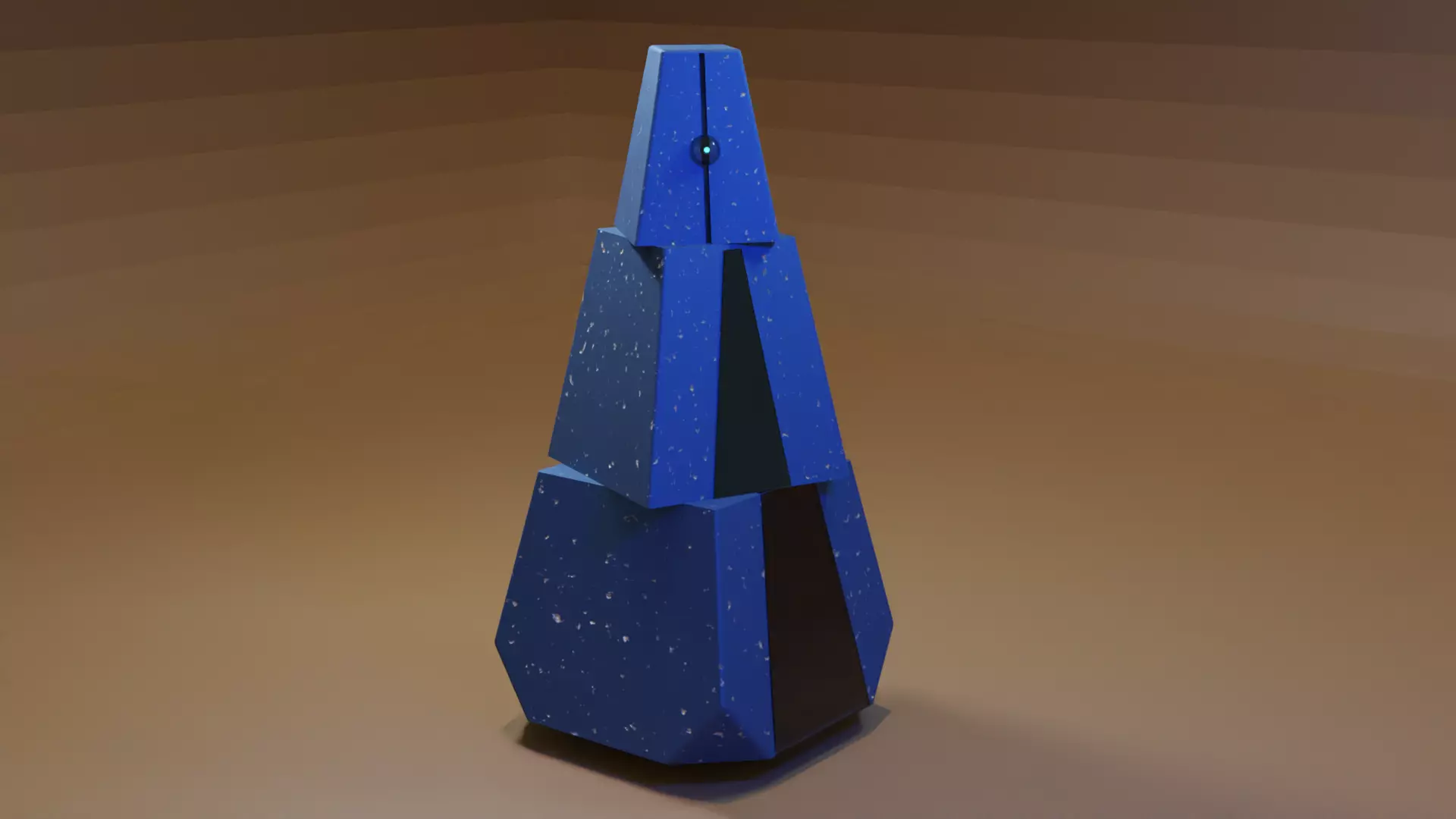 Robot from love death and robots Low-poly 3D model_0