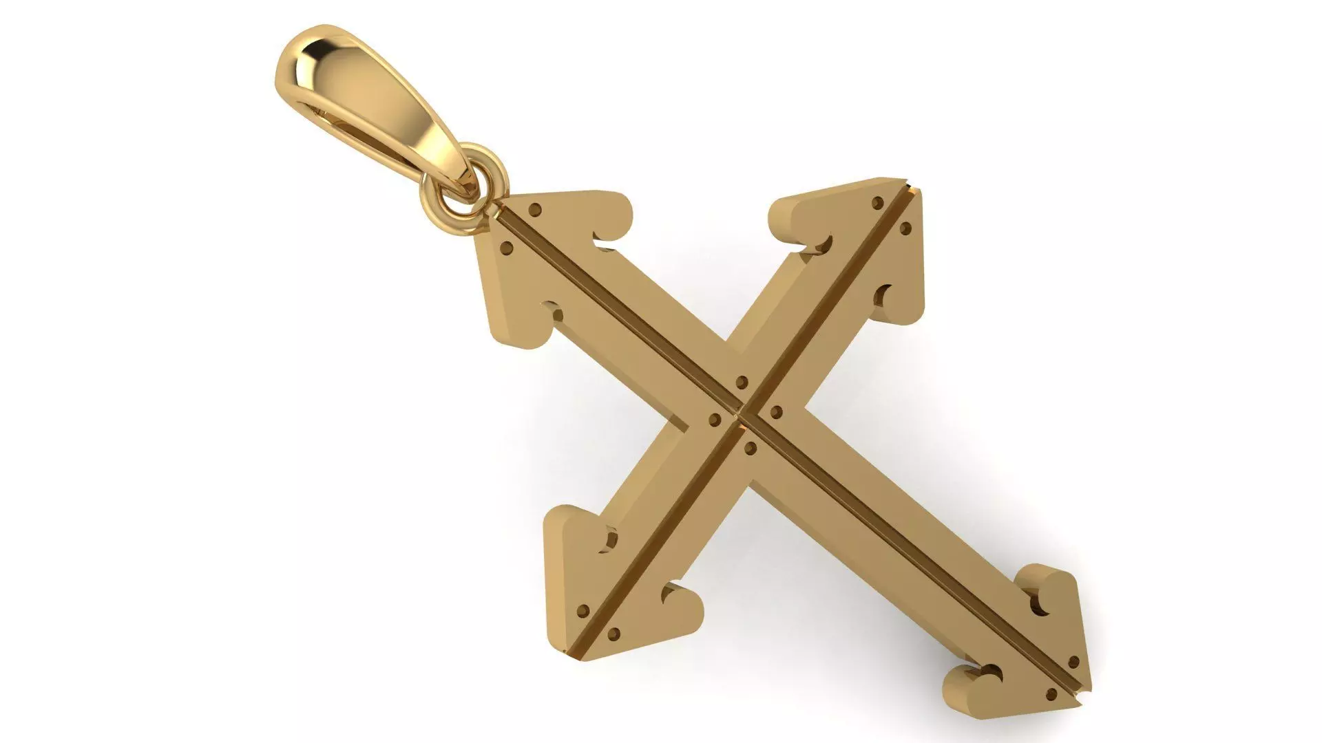 CROSS PENDANT  CR86 3D print model_0