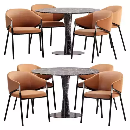 Dining set Hammer chair with Coni table