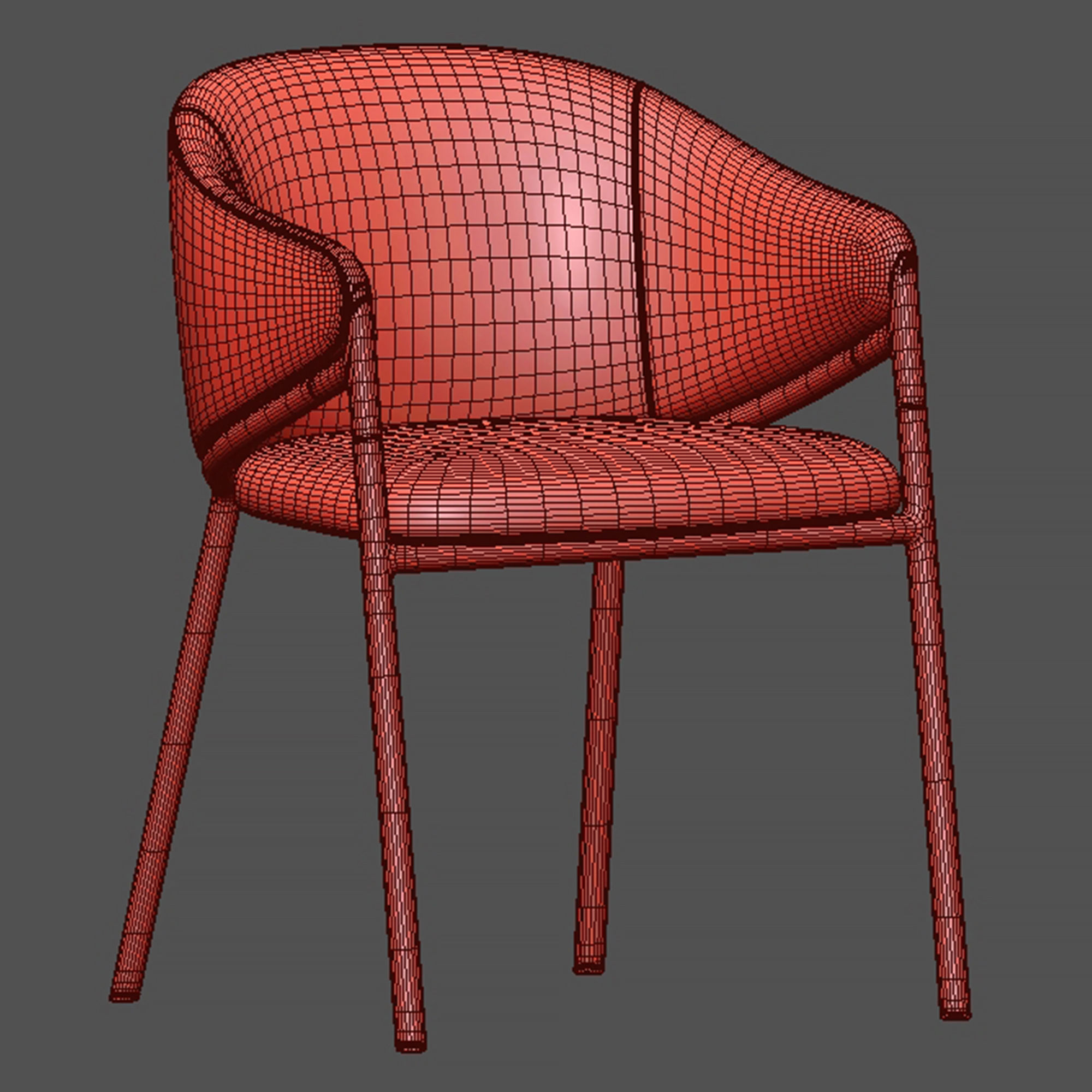 Hammer Chair by Segis 3D model_4
