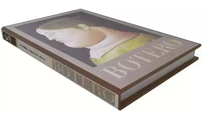 Art book 3D model