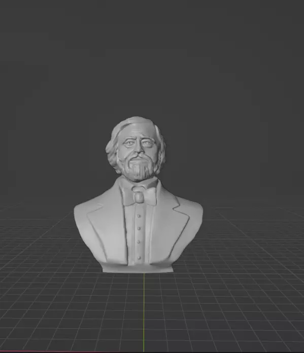 Luciano Pavarotti 3D print model