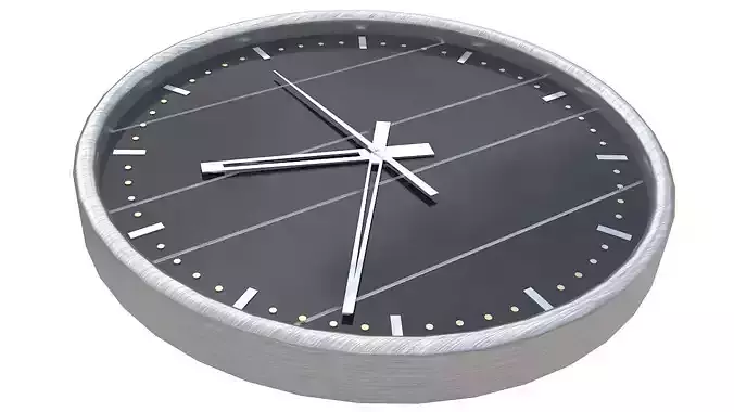 Wall clock 3D model