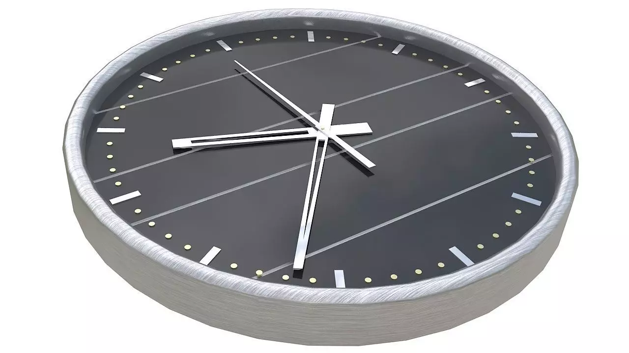 Wall clock 3D model_0