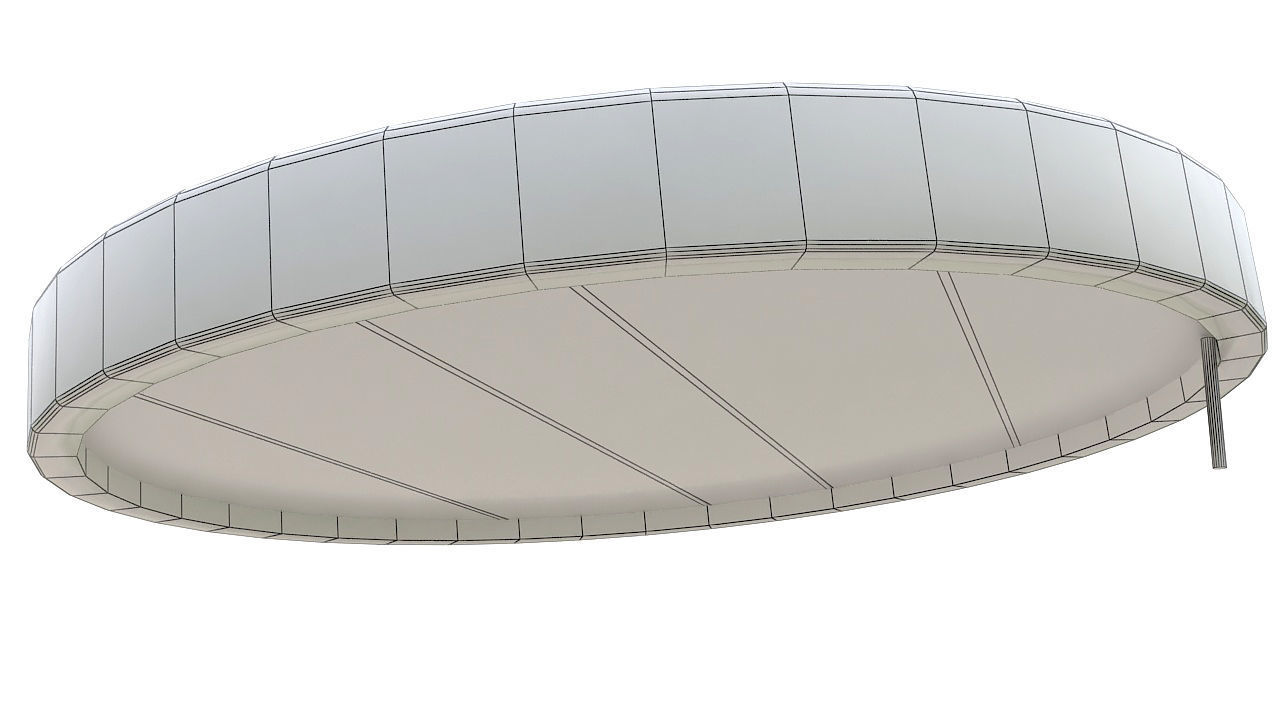 Wall clock 3D model_7