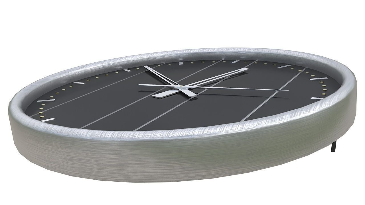 Wall clock 3D model_2