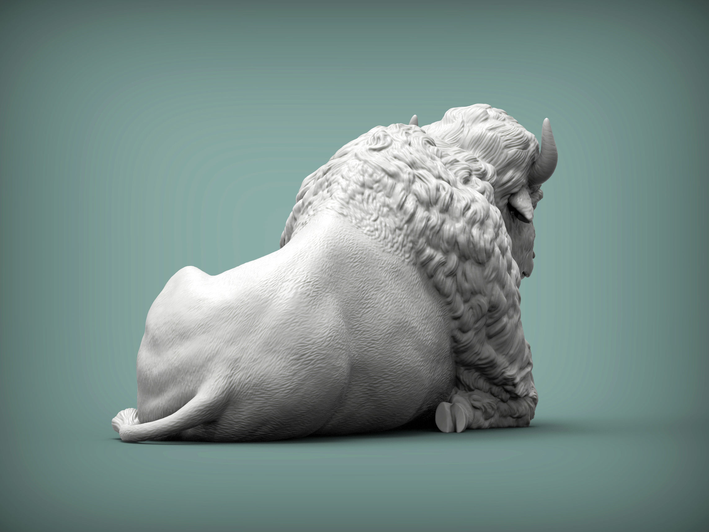 Bison 3D print model_3