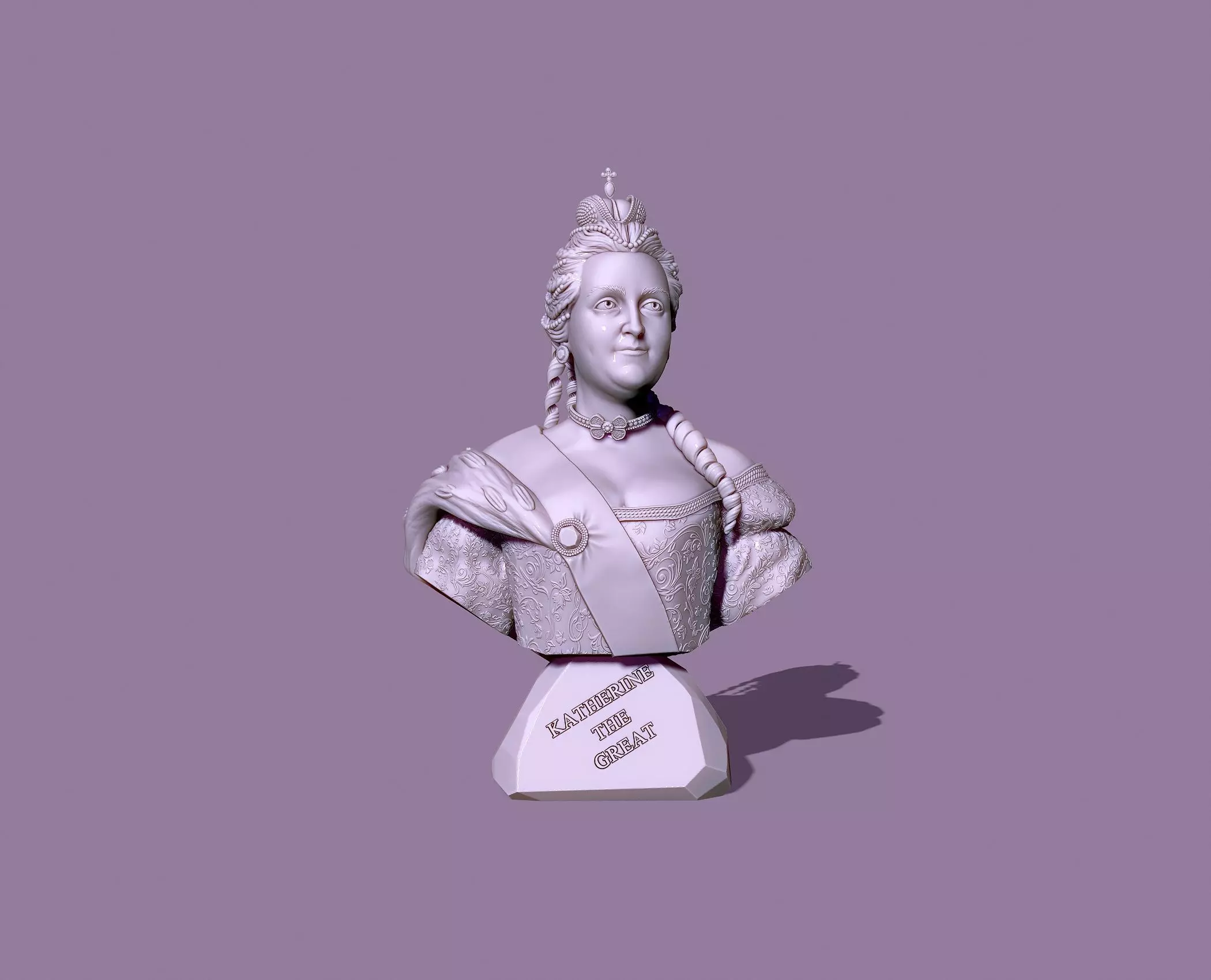 CATHERINE THE GREAT 3D print model_0