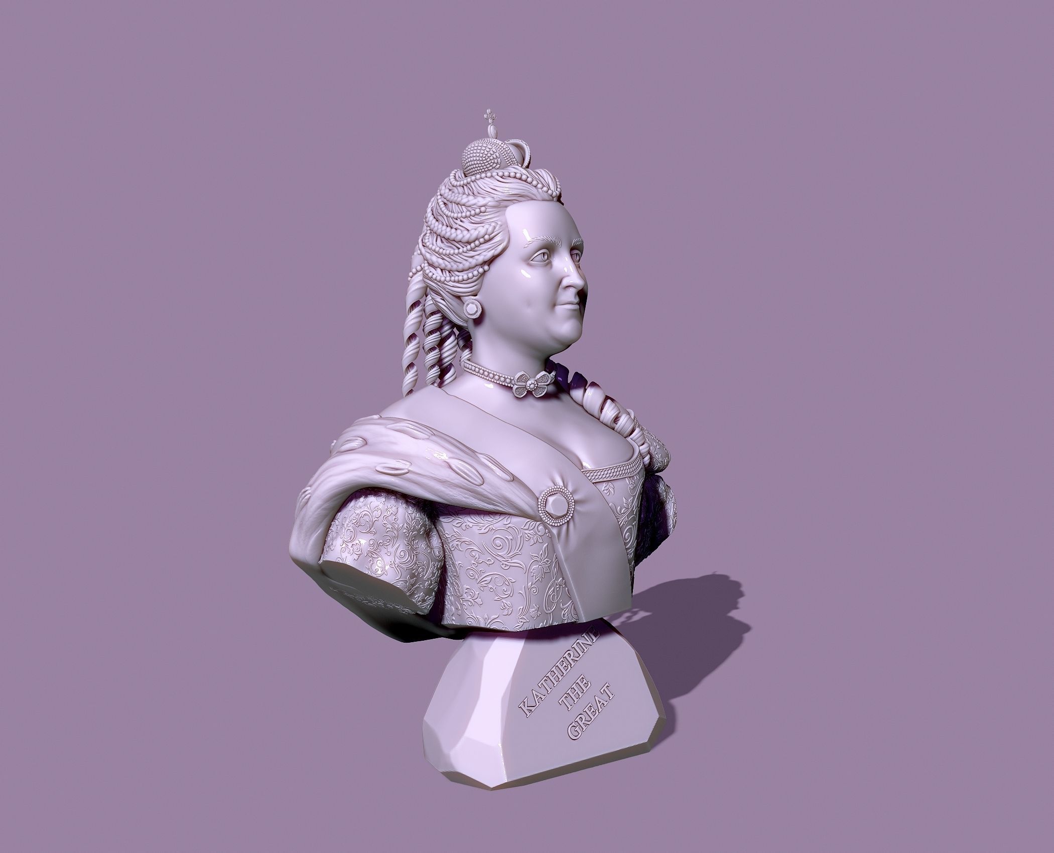 CATHERINE THE GREAT 3D print model_16
