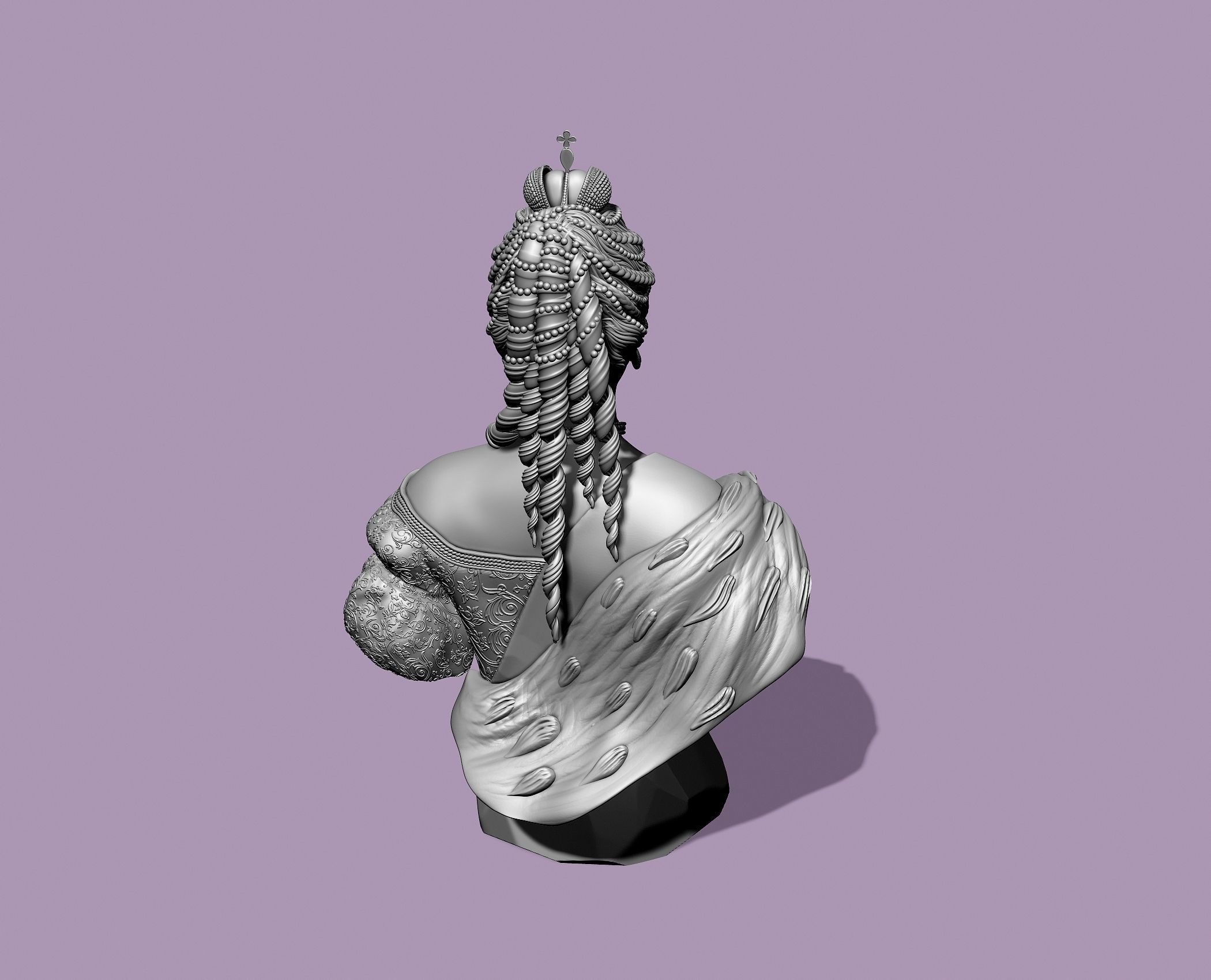 CATHERINE THE GREAT 3D print model_11