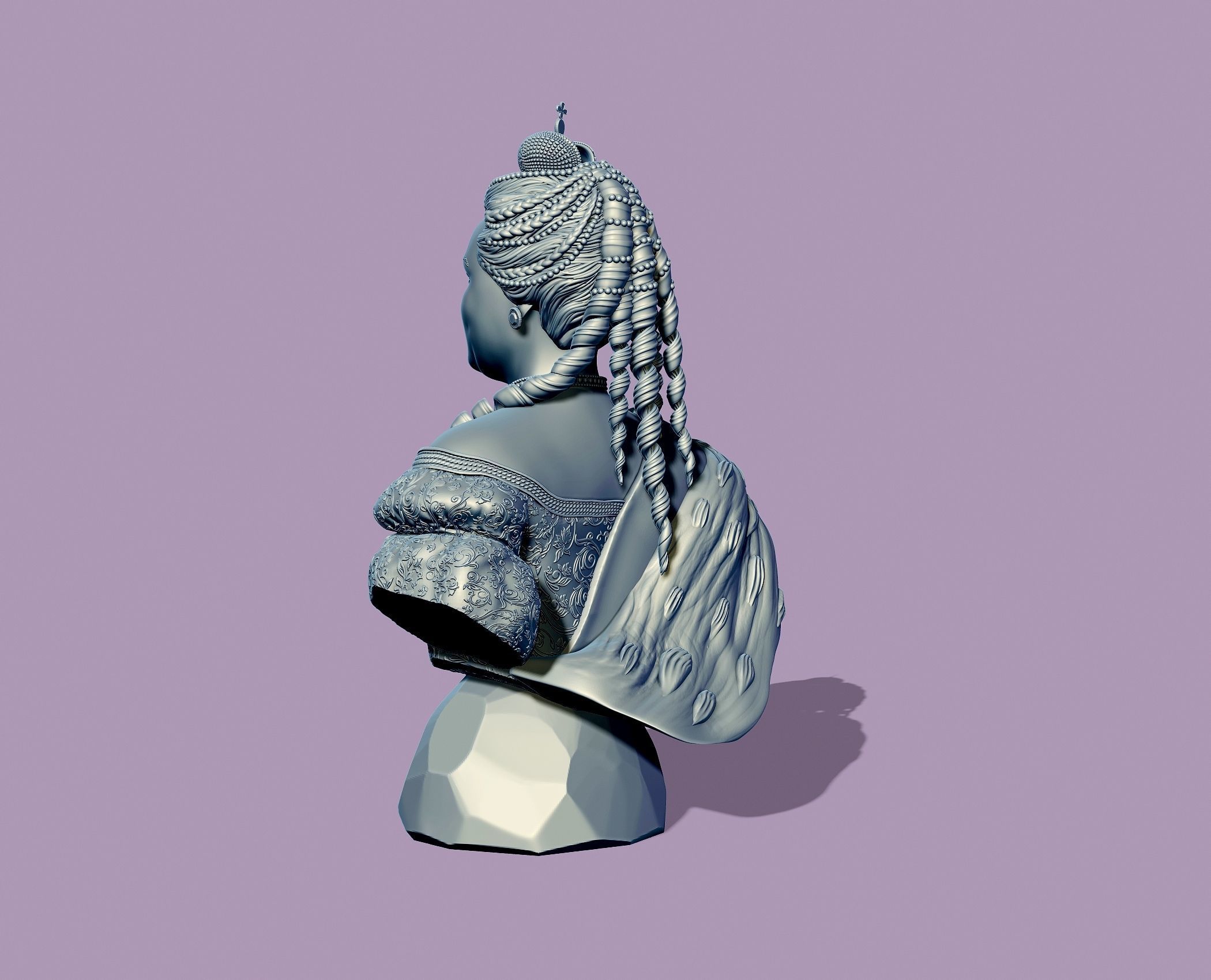 CATHERINE THE GREAT 3D print model_6