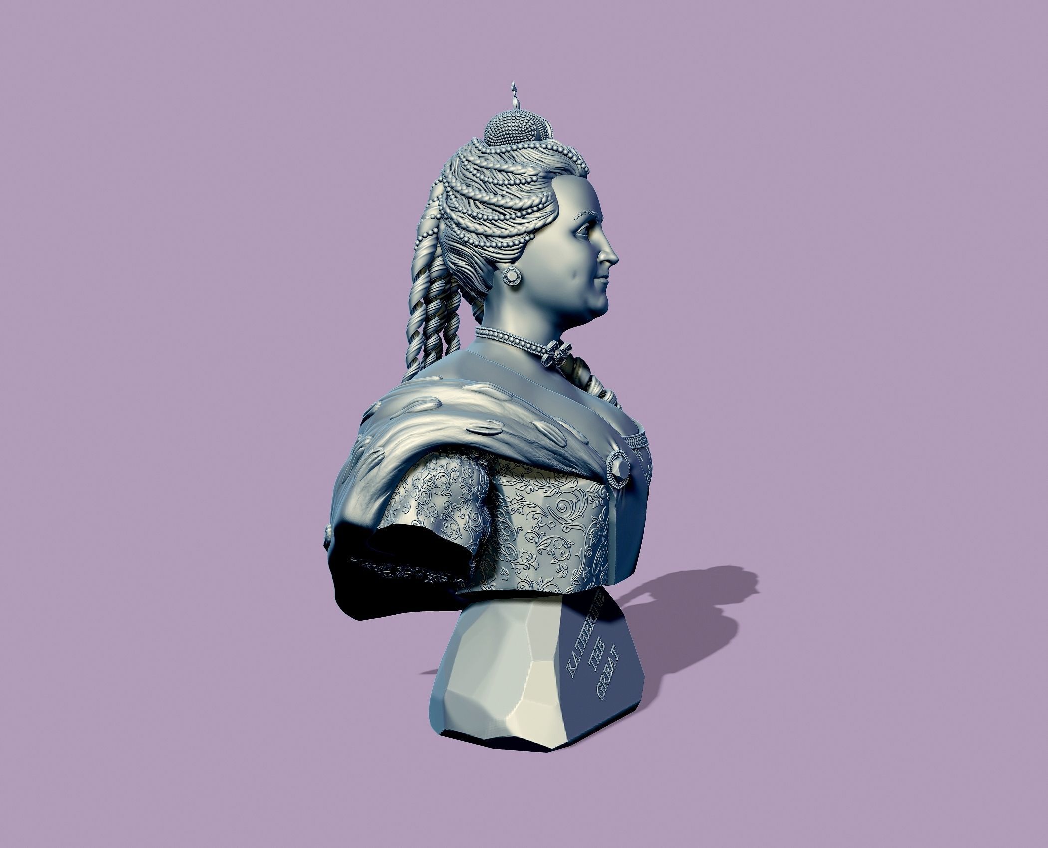 CATHERINE THE GREAT 3D print model_8