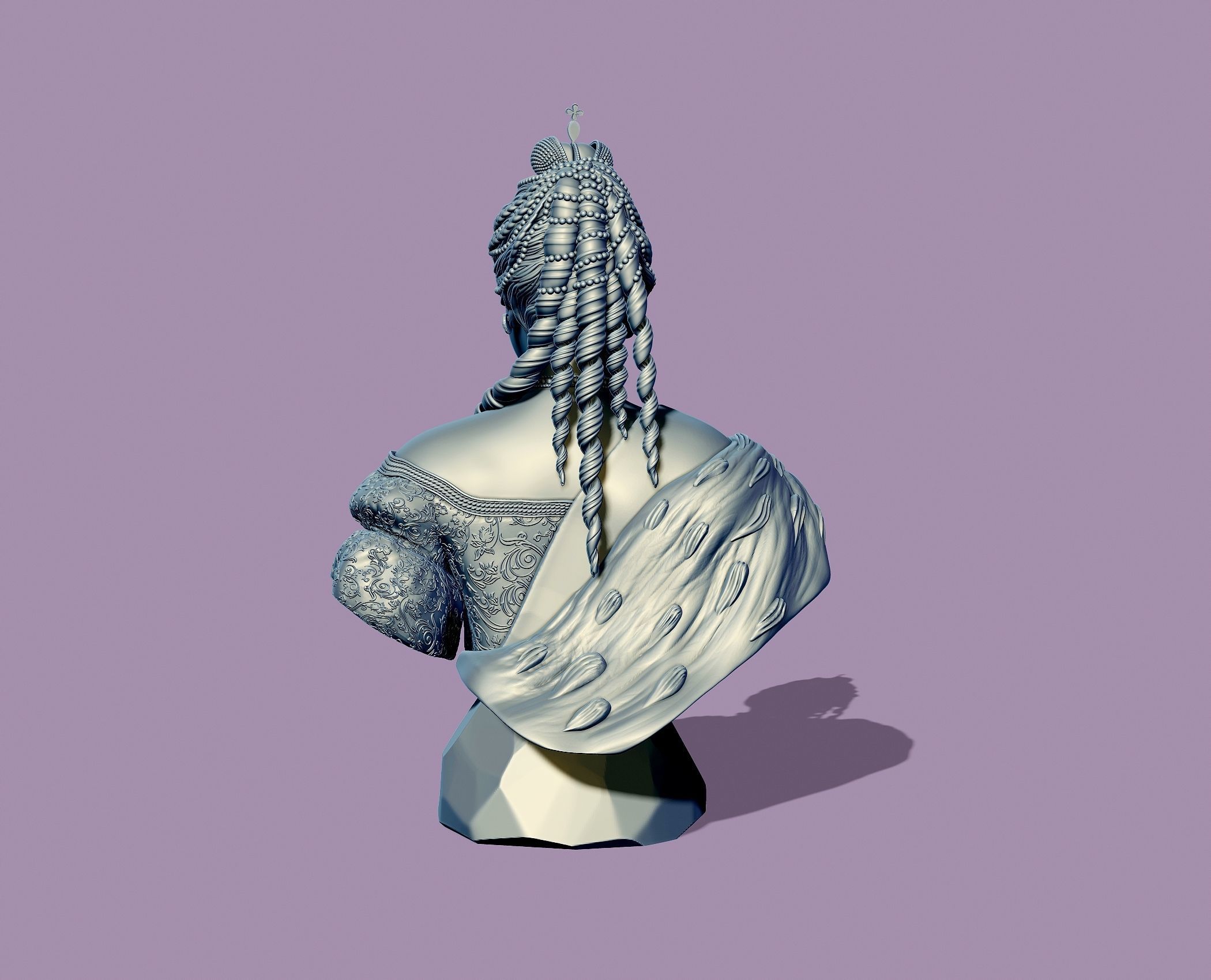 CATHERINE THE GREAT 3D print model_7