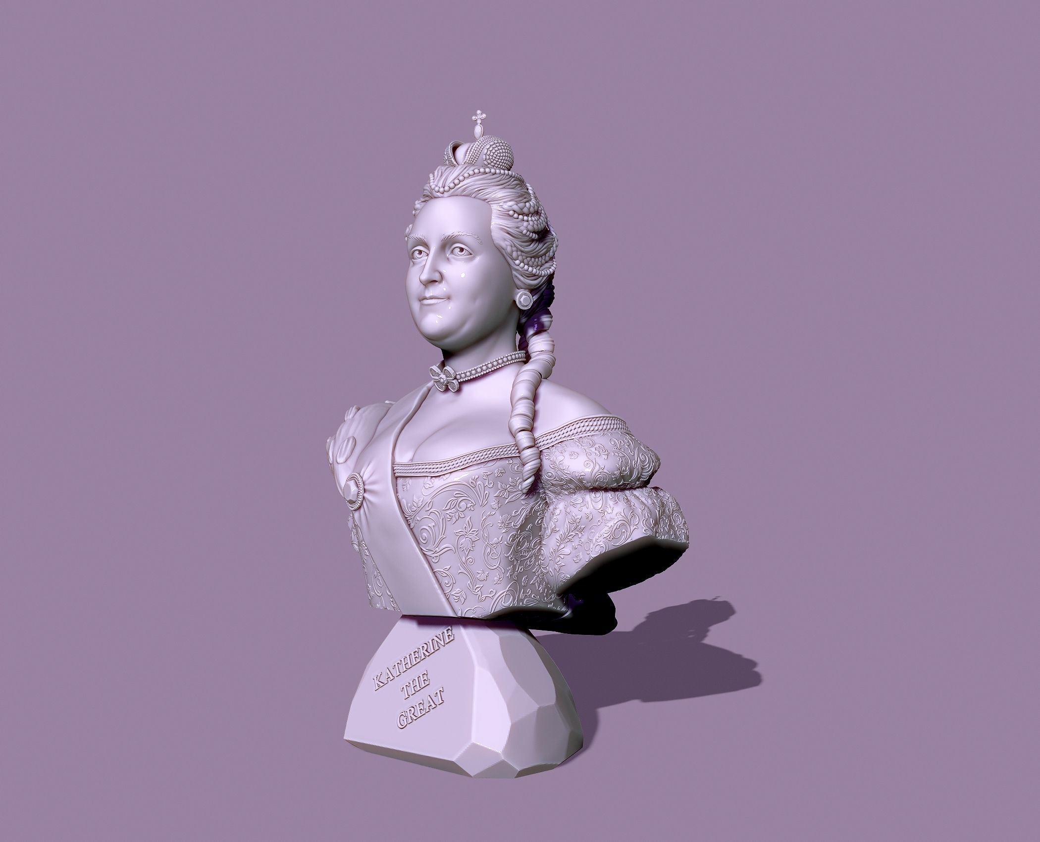 CATHERINE THE GREAT 3D print model_12