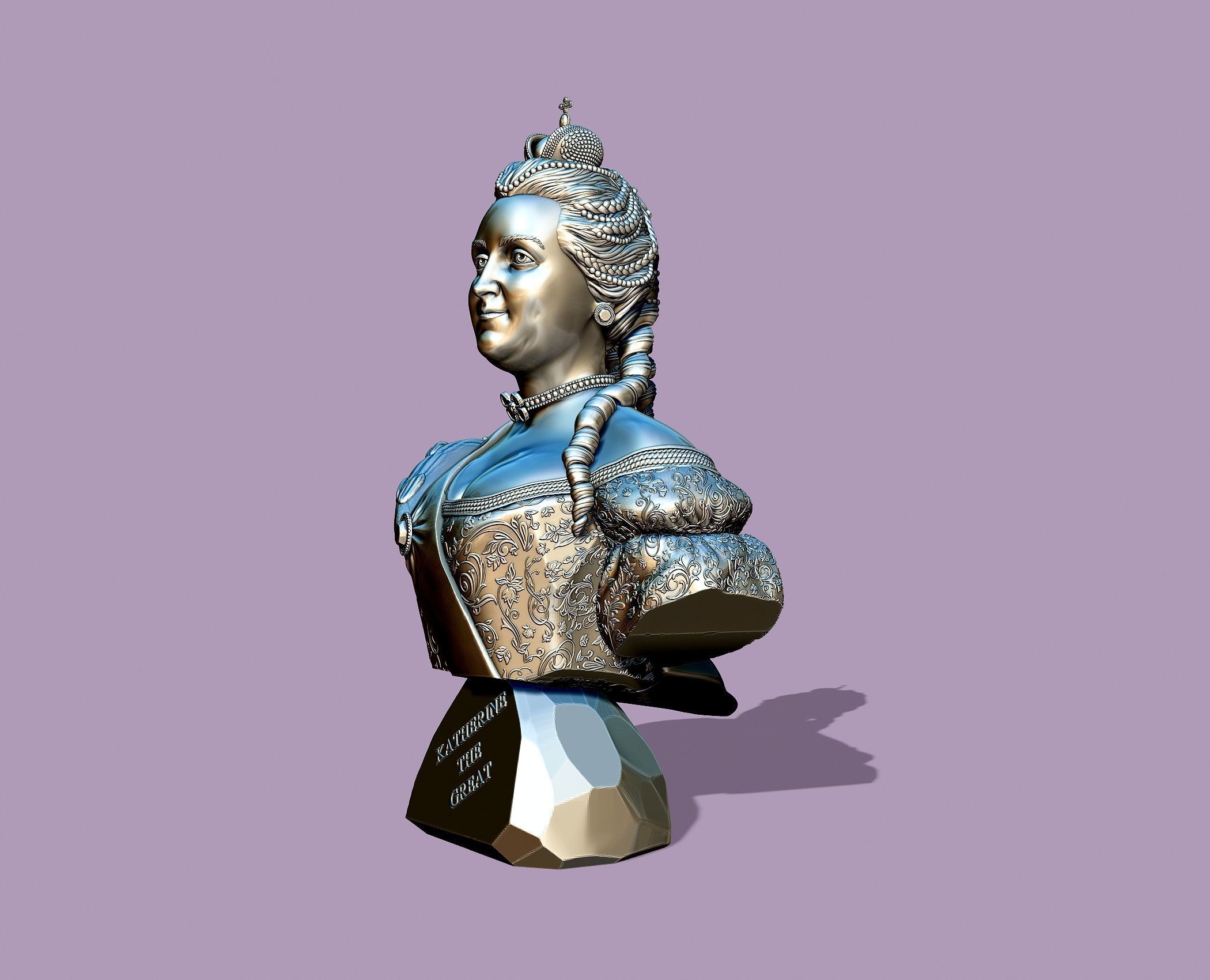 CATHERINE THE GREAT 3D print model_10