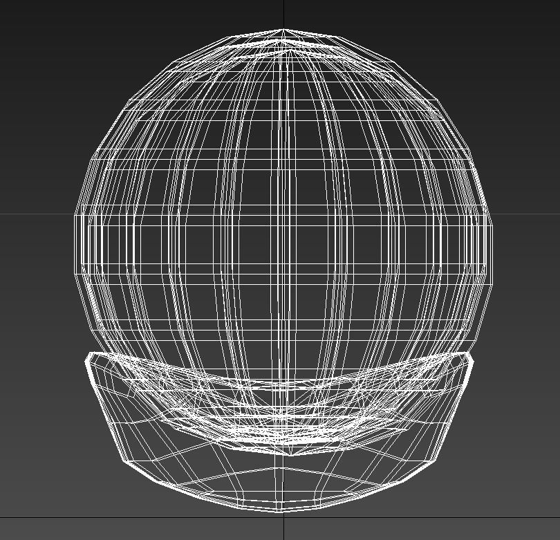 Wooden decorative canoe 3D model_9