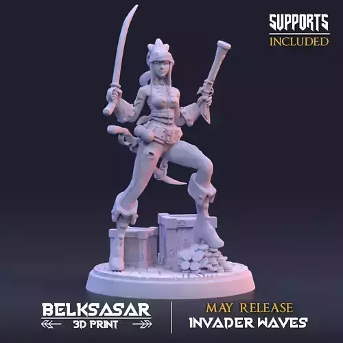 Pirate Deep Sea Boatswain 3D print model