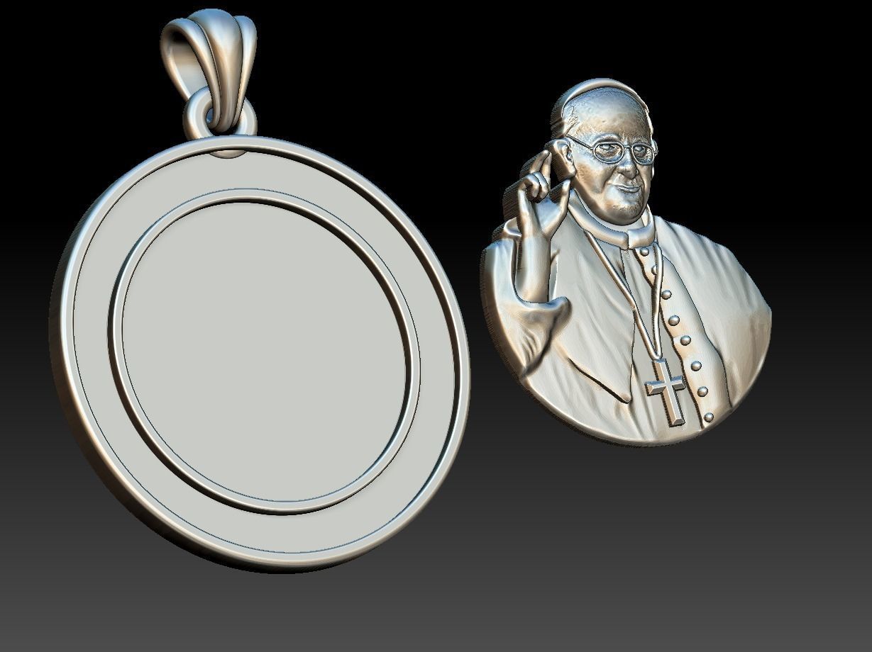 Pope Francis - Papa Francisco 3D print model_2