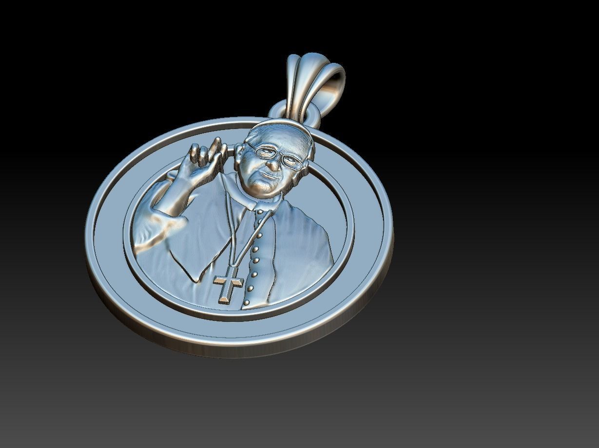 Pope Francis - Papa Francisco 3D print model_7