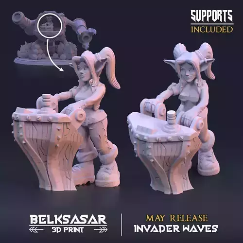 Goblin Deep Sea Dreadgnought Normal and Nude 3D print model