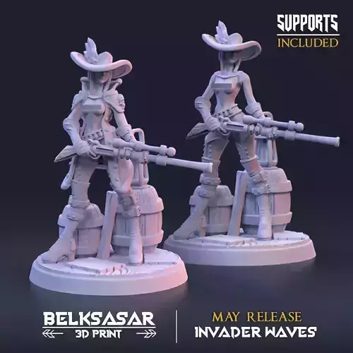 Sniper Deep Sea Hawkeye Lieutenant Nude 3D print model