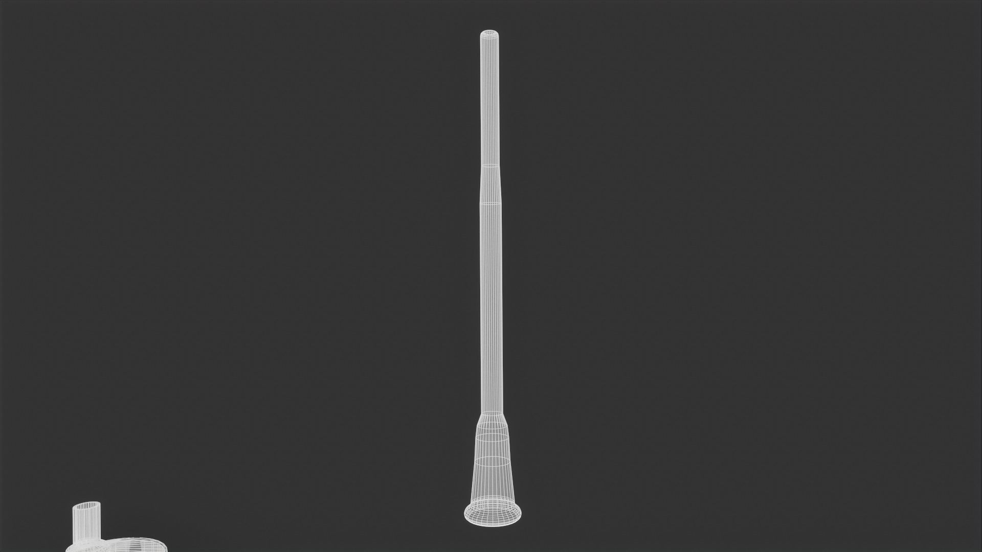 Syringe Base - Medical Instrument Low-poly 3D model_10
