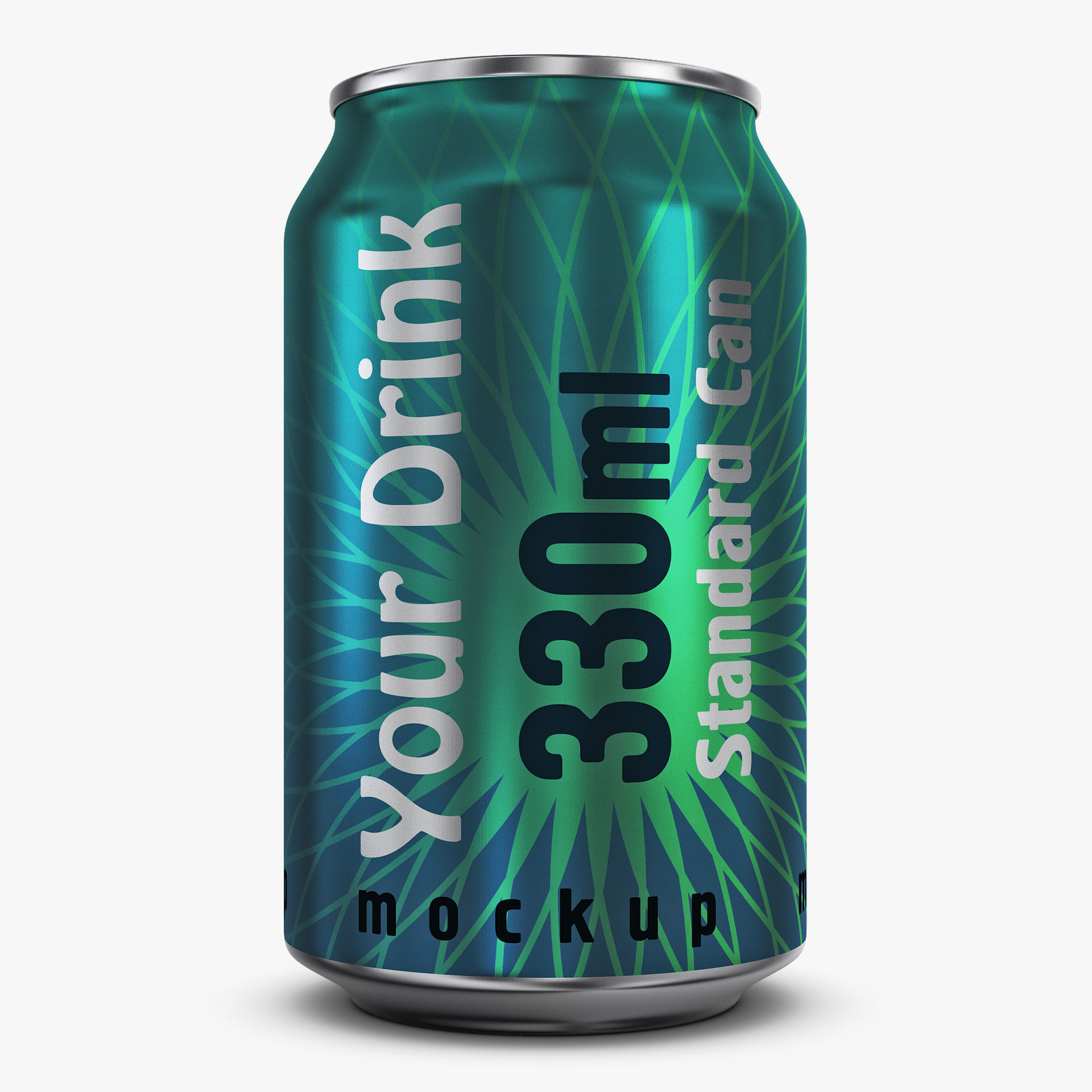 Aluminum Standard Can 330ml v 2 3D model_1