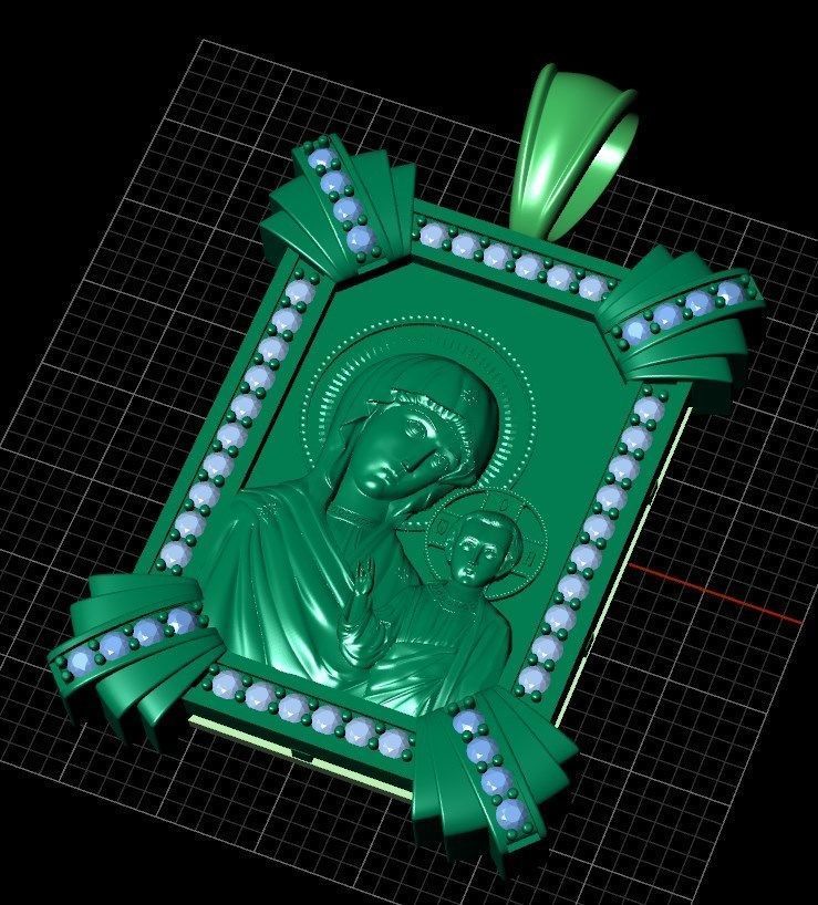 Pendant od69 3D print model_12